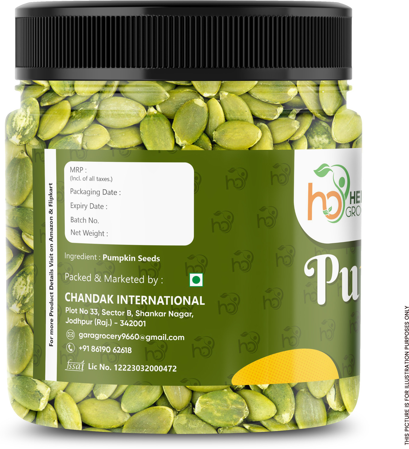 Image of HENLEY Raw Pumpkin Seeds for eating, Rich in Protein and Fiber Pumpkin Seeds