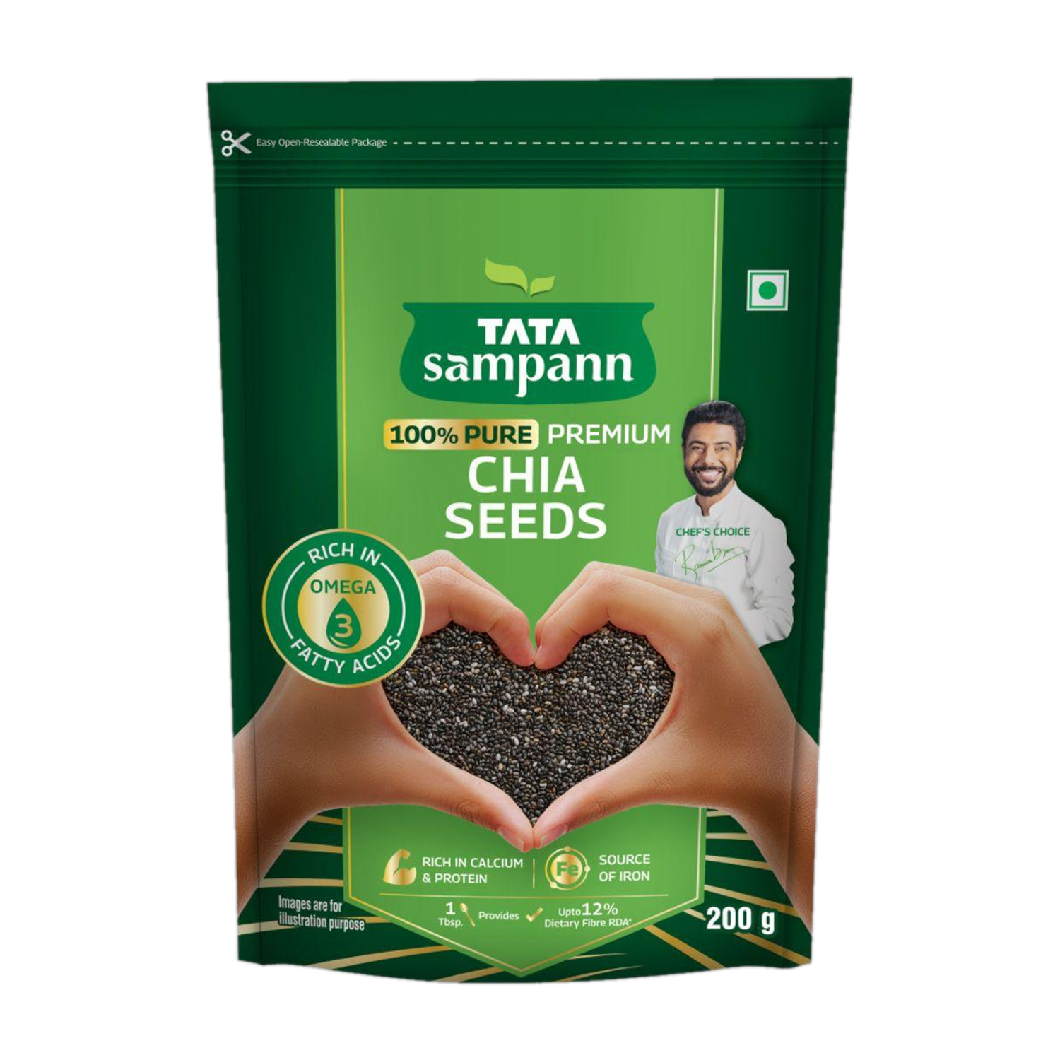 Image of Tata Sampann Premium Chia Seeds
