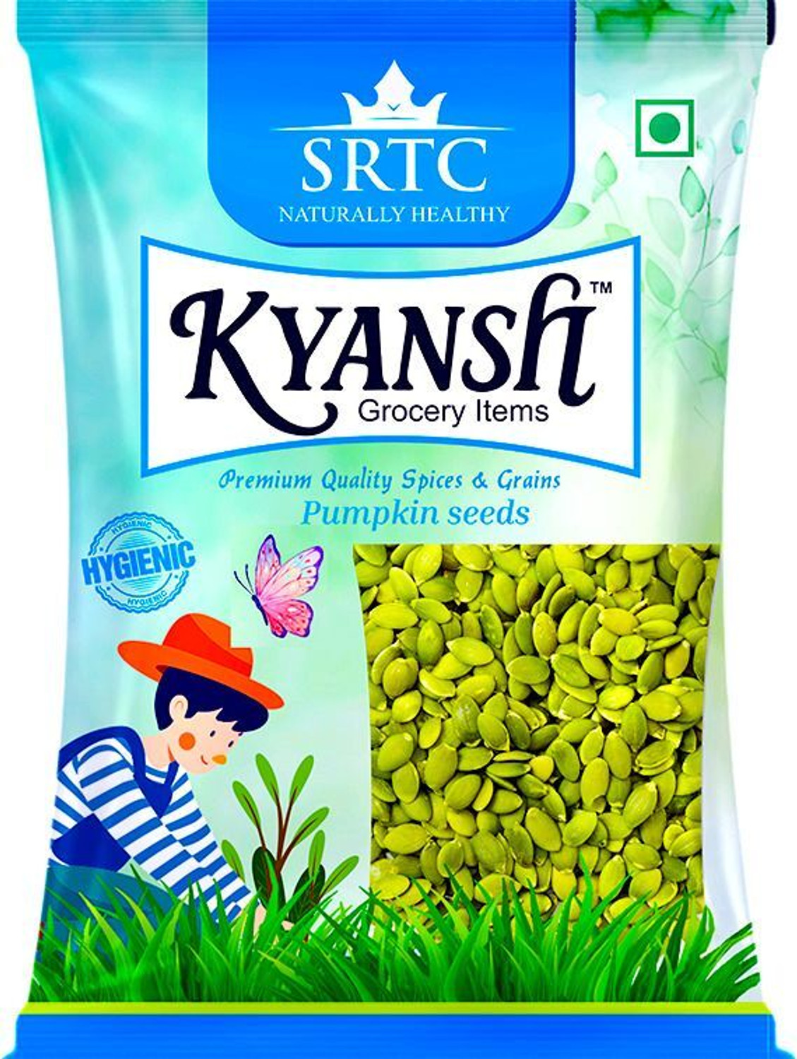 Image of Kyansh 1kg Pack of Premium Quality Pumpkin seeds (1000 g) Pumpkin Seeds