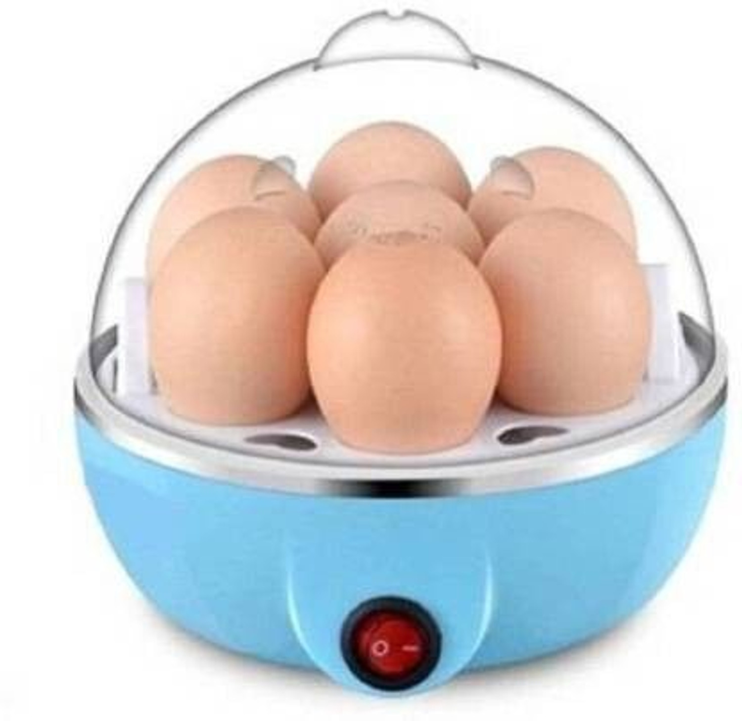Image of Hiccup Multi-function Electric Egg Cooker 6 Eggs Capacity Auto-off Egg Boiler EPlastic Electric Egg Cooker, Boiler, Hard Boil Steamer and Poacher Single Layer Egg Cooker ( 6 Eggs) Egg Cooker