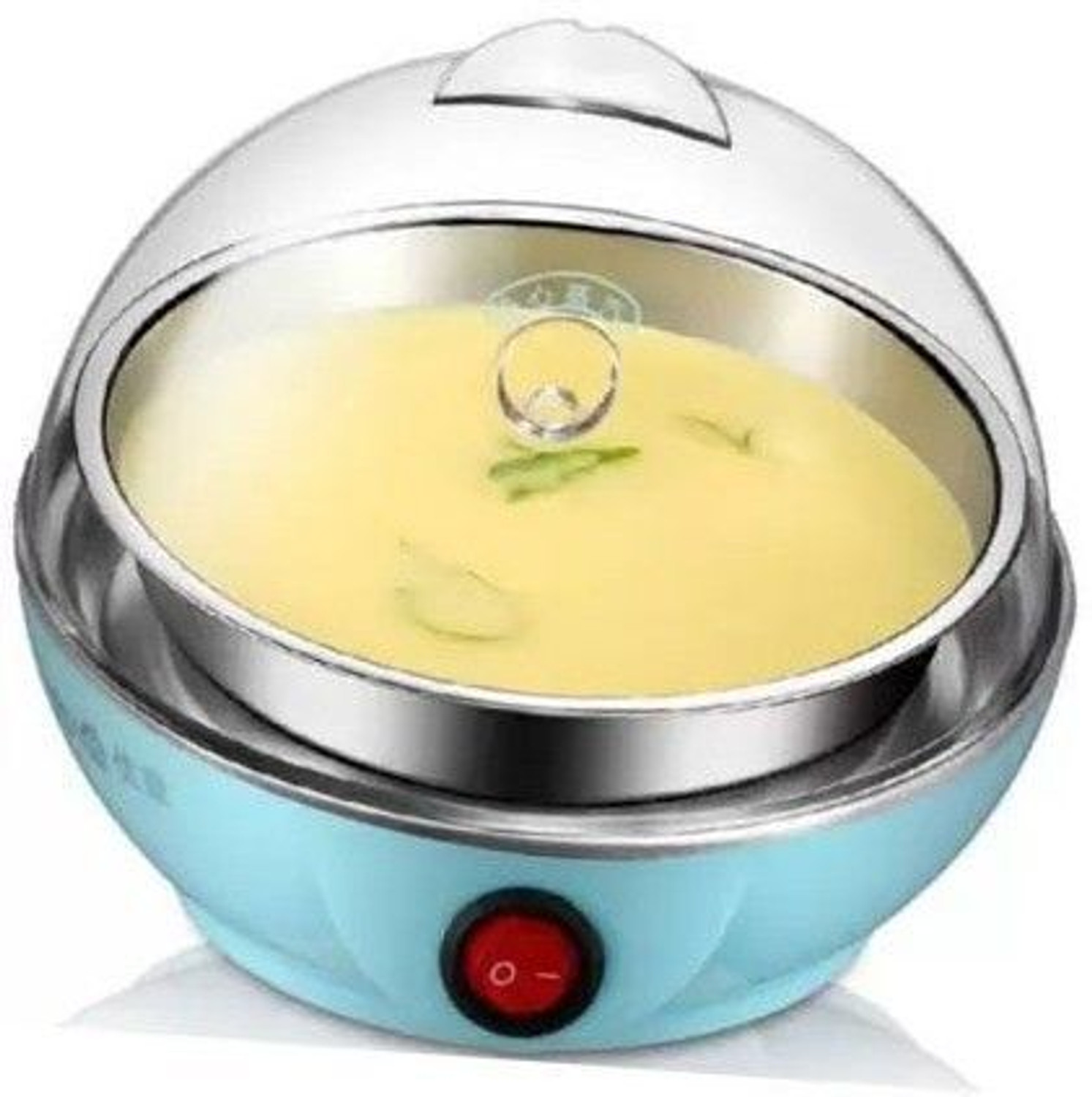 Image of BUY SURETY Good Quality Stainless Steel 7 Egg Cooker, Egg Boiler, Egg Poacher Electric, Egg Steamer, Egg Boiler Electric for Steaming, Cooking, Boiling and Frying Egg Boiler for easy boil and steam in home Egg Steamer 002 Egg Cooker