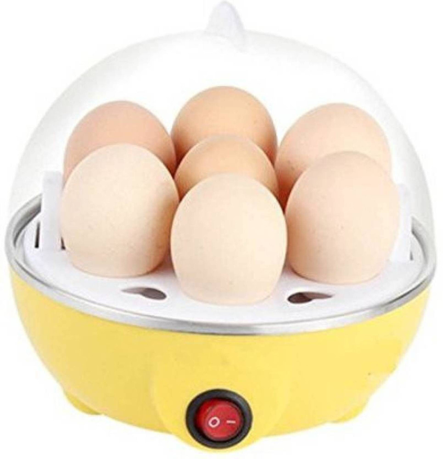 Image of Golden Bucket Electric 7 Egg Boiler Cooker 7 Egg Cooker egg boiler egg boiler in electric egg cooker egg boiler machine (Multicolor, 7 Eggs) Egg Cooker