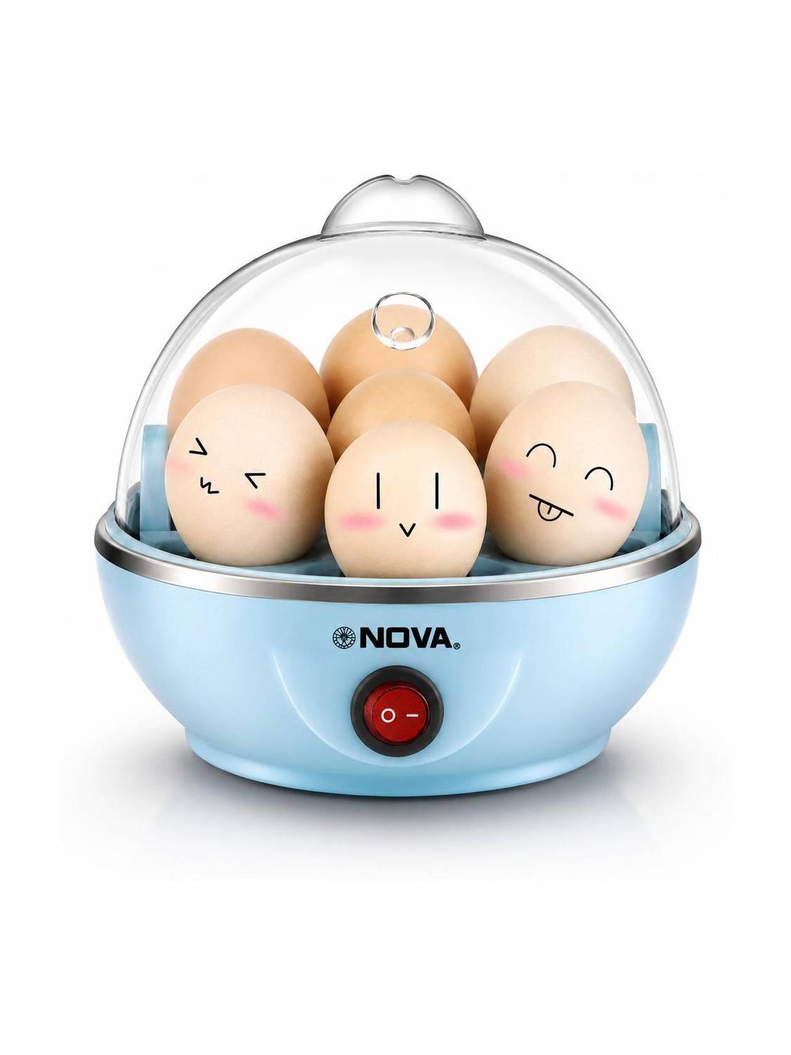NOVA Blue Electric Egg Boiler NEC 1530 Egg Cooker