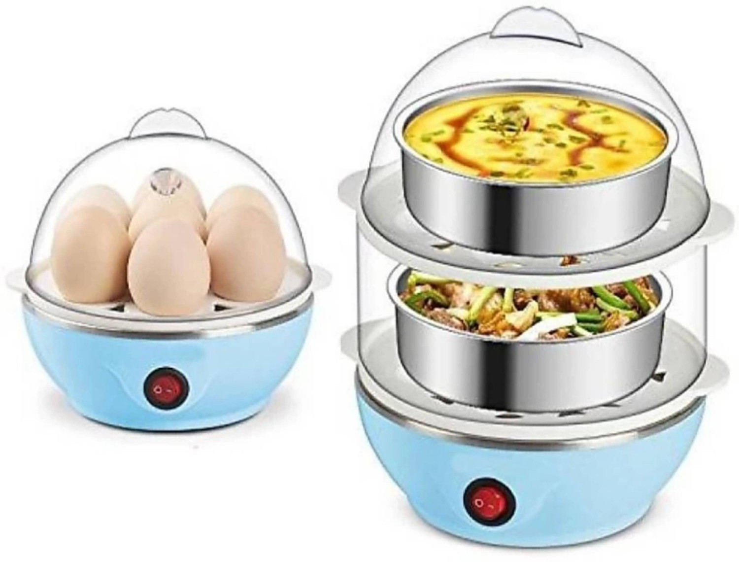 Image of Golden Bucket Electric 14 Egg Boiler Cooker 6420 Egg Cooker (Multicolor, 14 Eggs) Egg Cooker