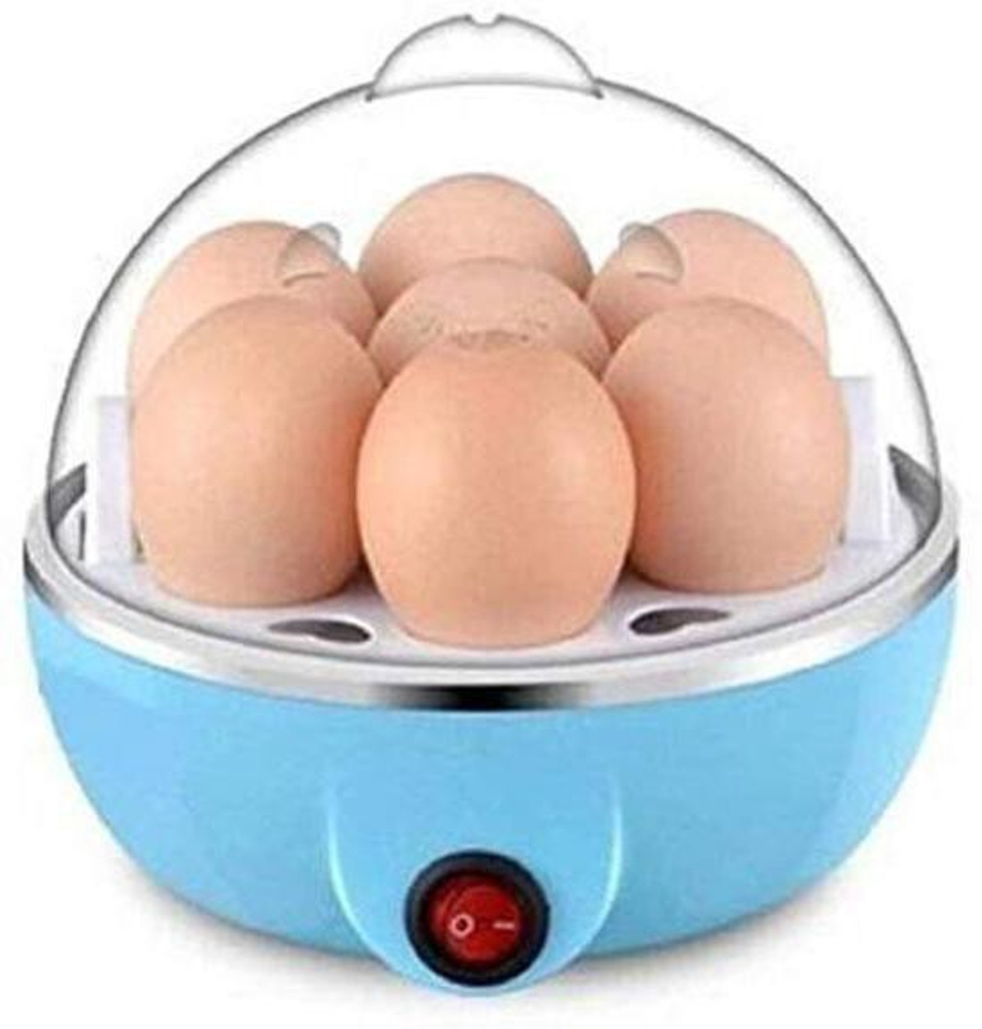 Image of Soflin Electric 7 Egg Boiler Cooker Electric 7 Egg Boiler Cooker Egg Cooker (Multicolor, 7 Eggs) Egg Cooker 01 Egg Cooker