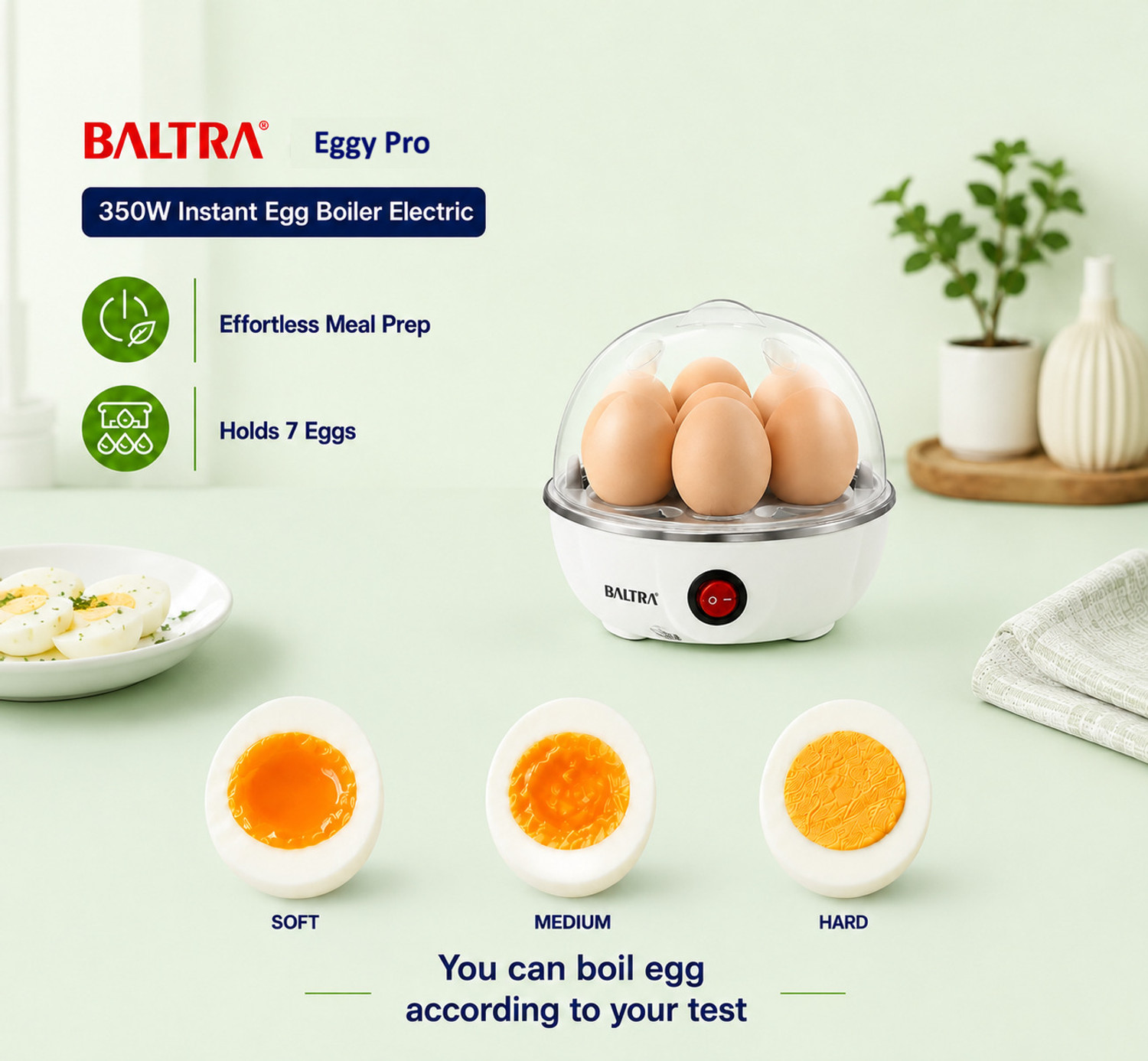 Image of Baltra BEG-102 Eggy Pro Egg Cooker