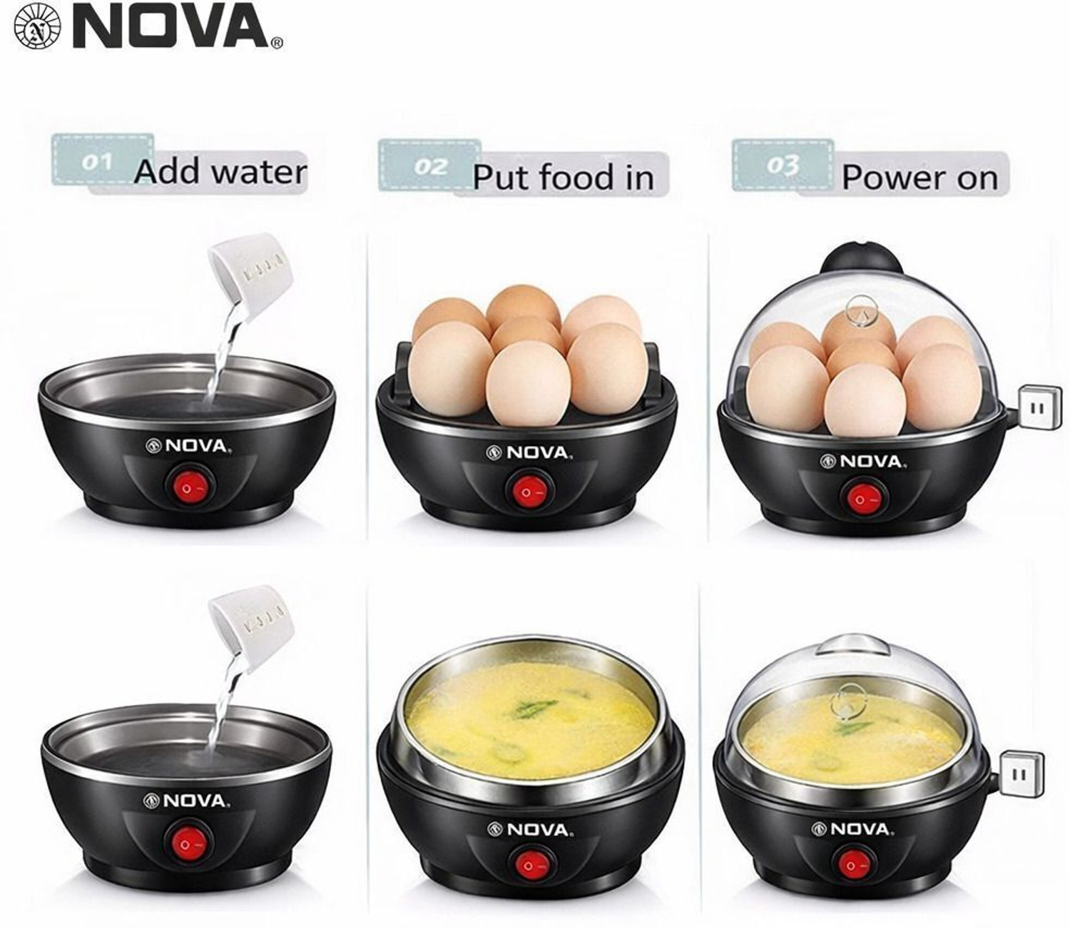 Image of NOVA Egg Boiler NEC 1530 /04 Egg Cooker