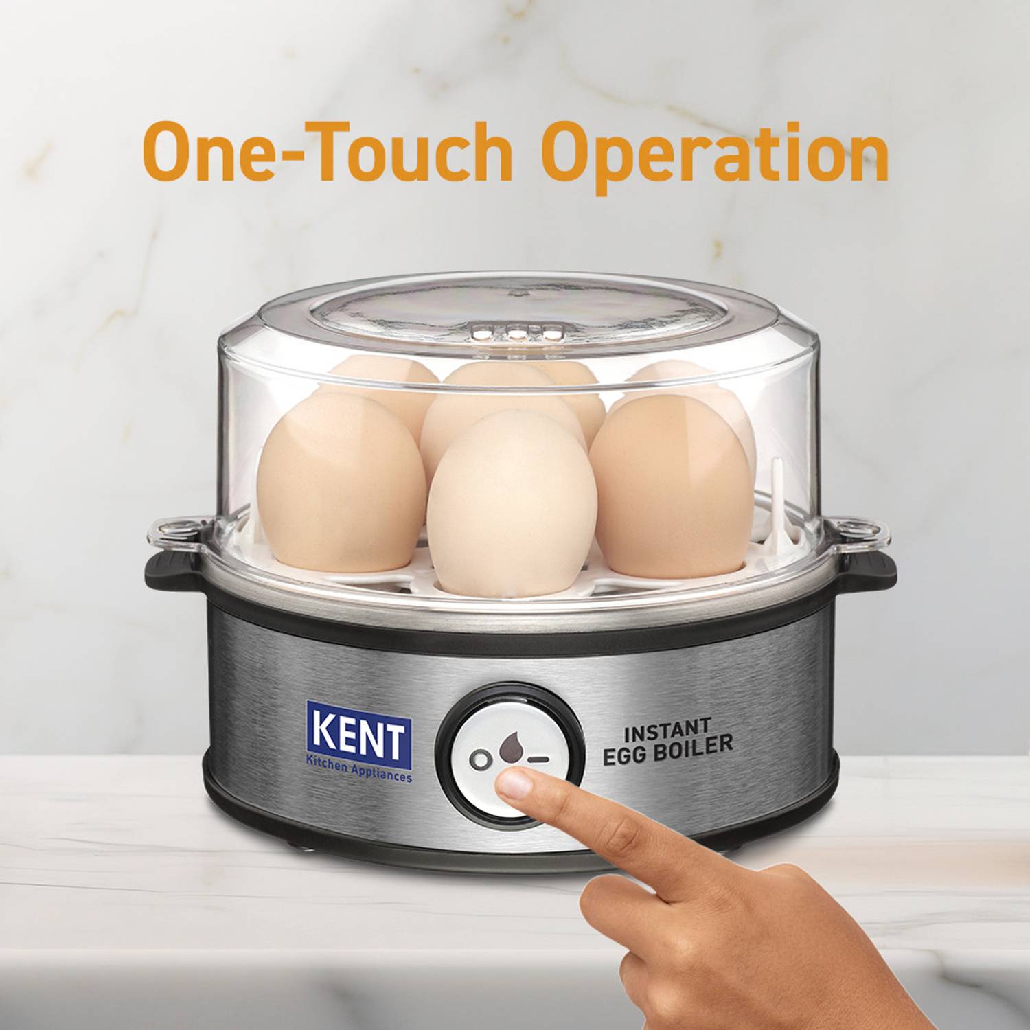 KENT Instant Egg Boiler 116020 Silver - Image 3