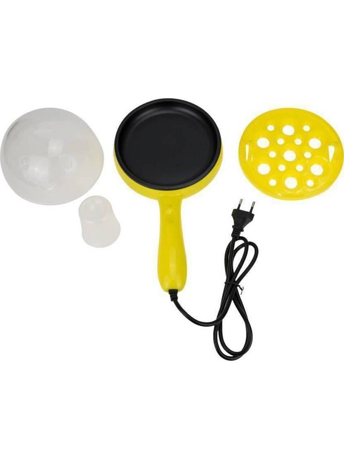 Auf 2 in 1 Electric Non-stick Frying Pan with Steam Boiler Egg Cooker