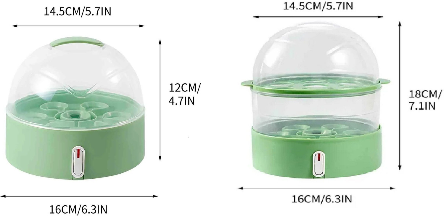 Image of Onshoppy 2 layer Egg Boiler Multi-Function 150W Electric Steamer Boiler /Cooker with Egg Tray Egg Cooker