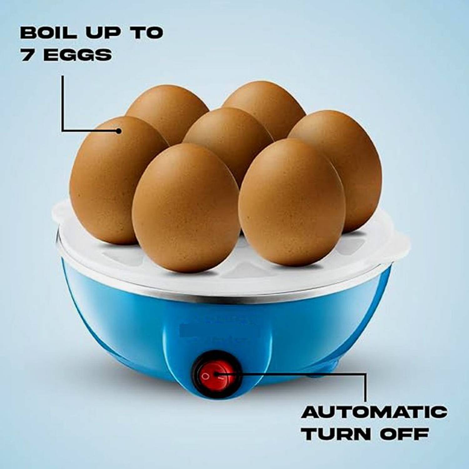 Prisha 7 Egg Plastic Egg Boiler - Image 2