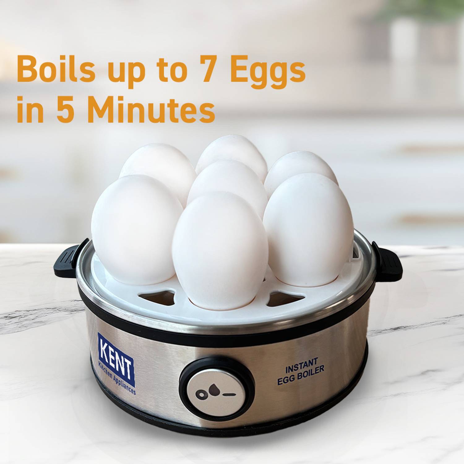 KENT Instant Egg Boiler 116020 Silver - Image 4