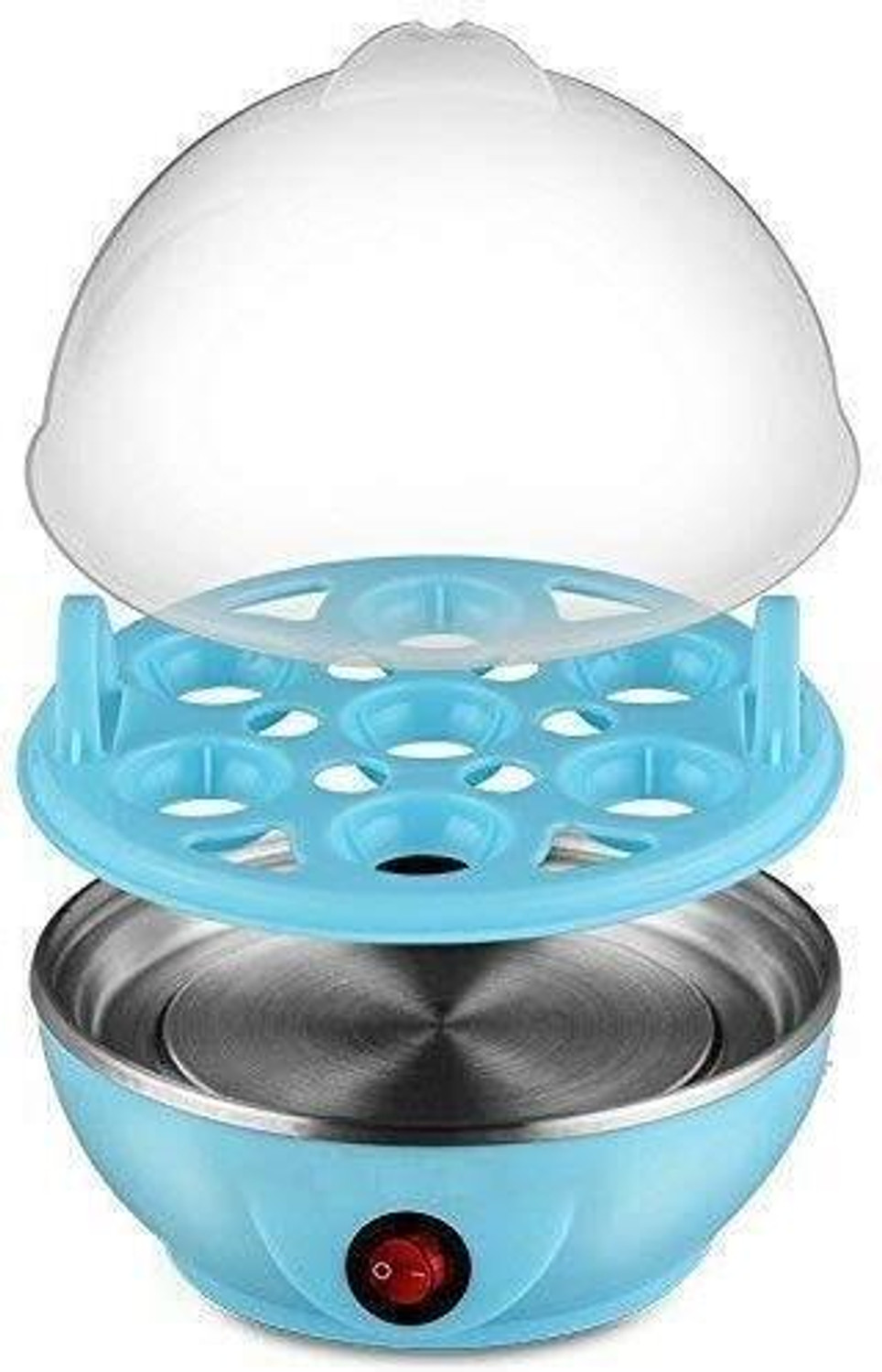 Image of GHE Automatic Off 7 Egg Poacher for Steaming, Cooking, Boiling and Frying Egg Boiler Electric Egg Cooker