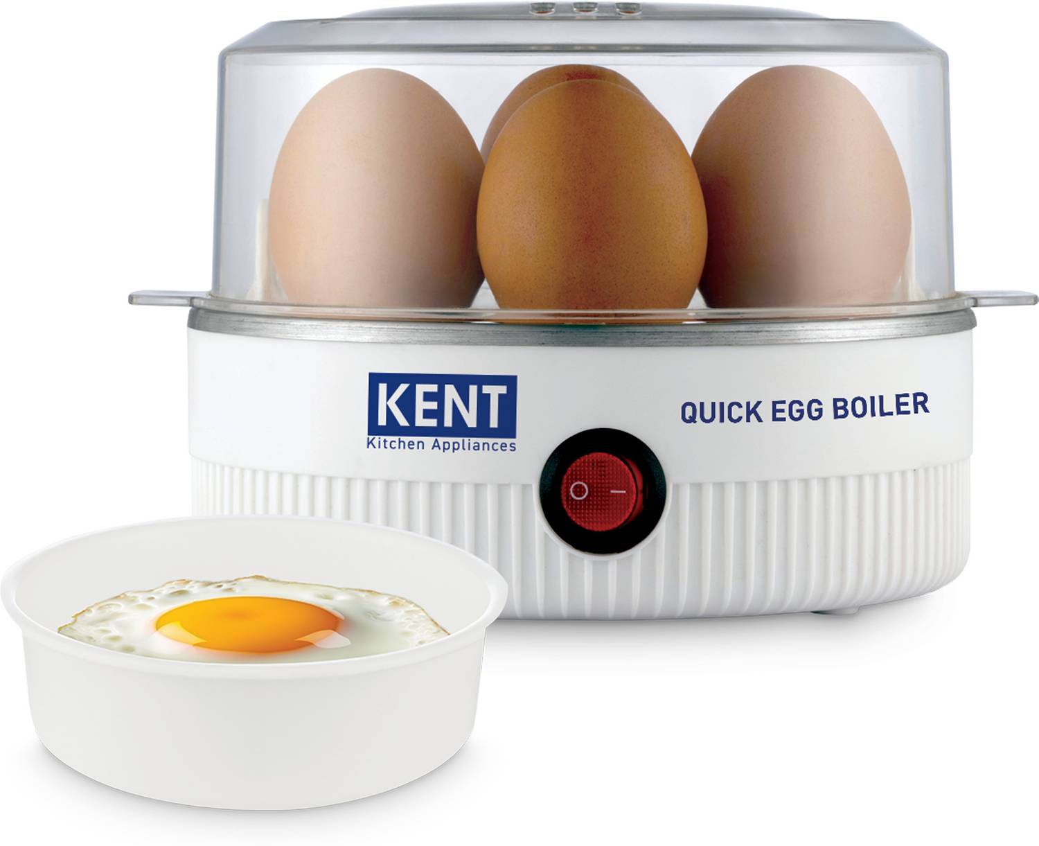 KENT Quick Egg Boiler 370 W Stainless Steel Heating Plate A