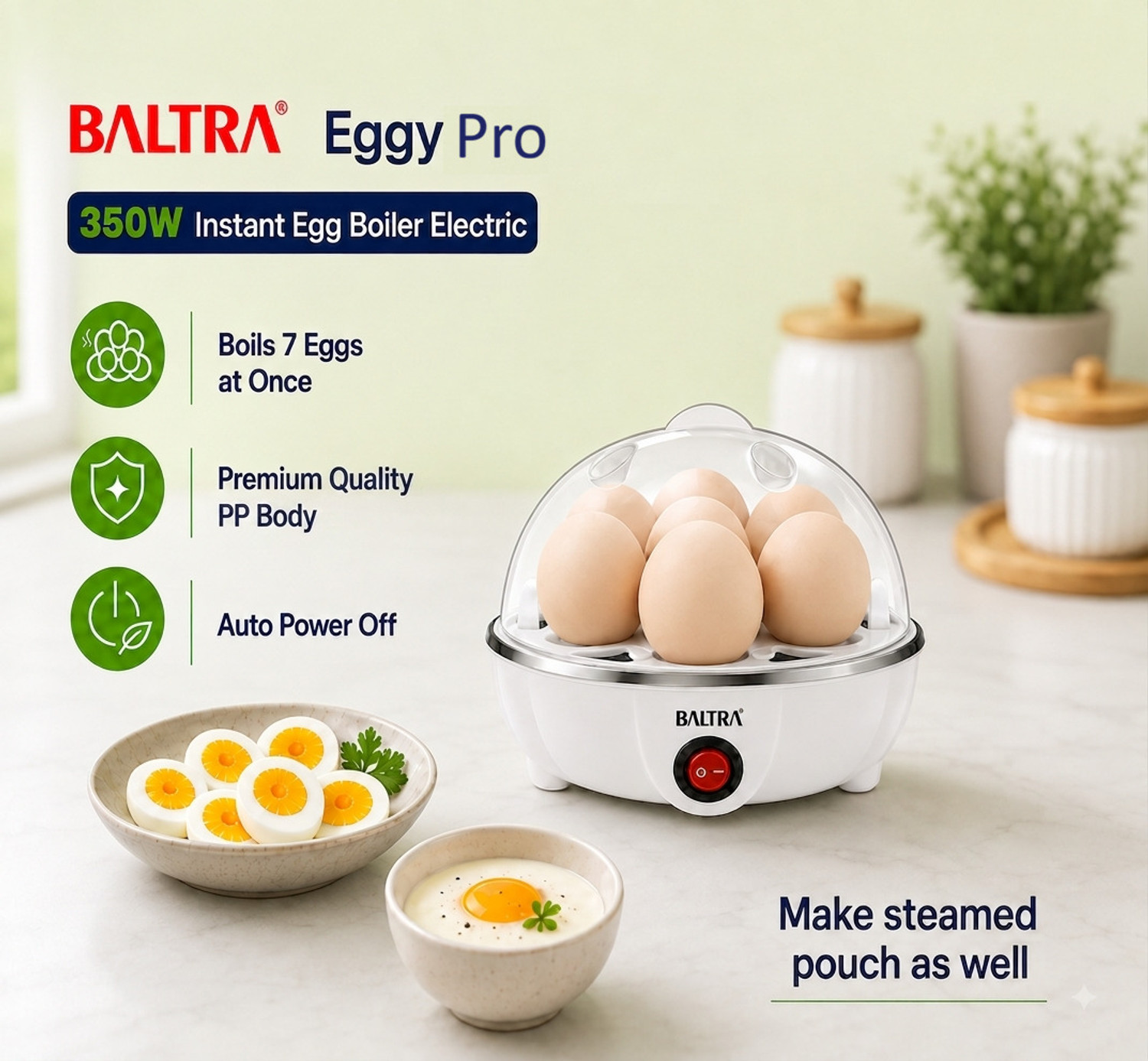 Image of Baltra BEG-102 Eggy Pro Egg Cooker