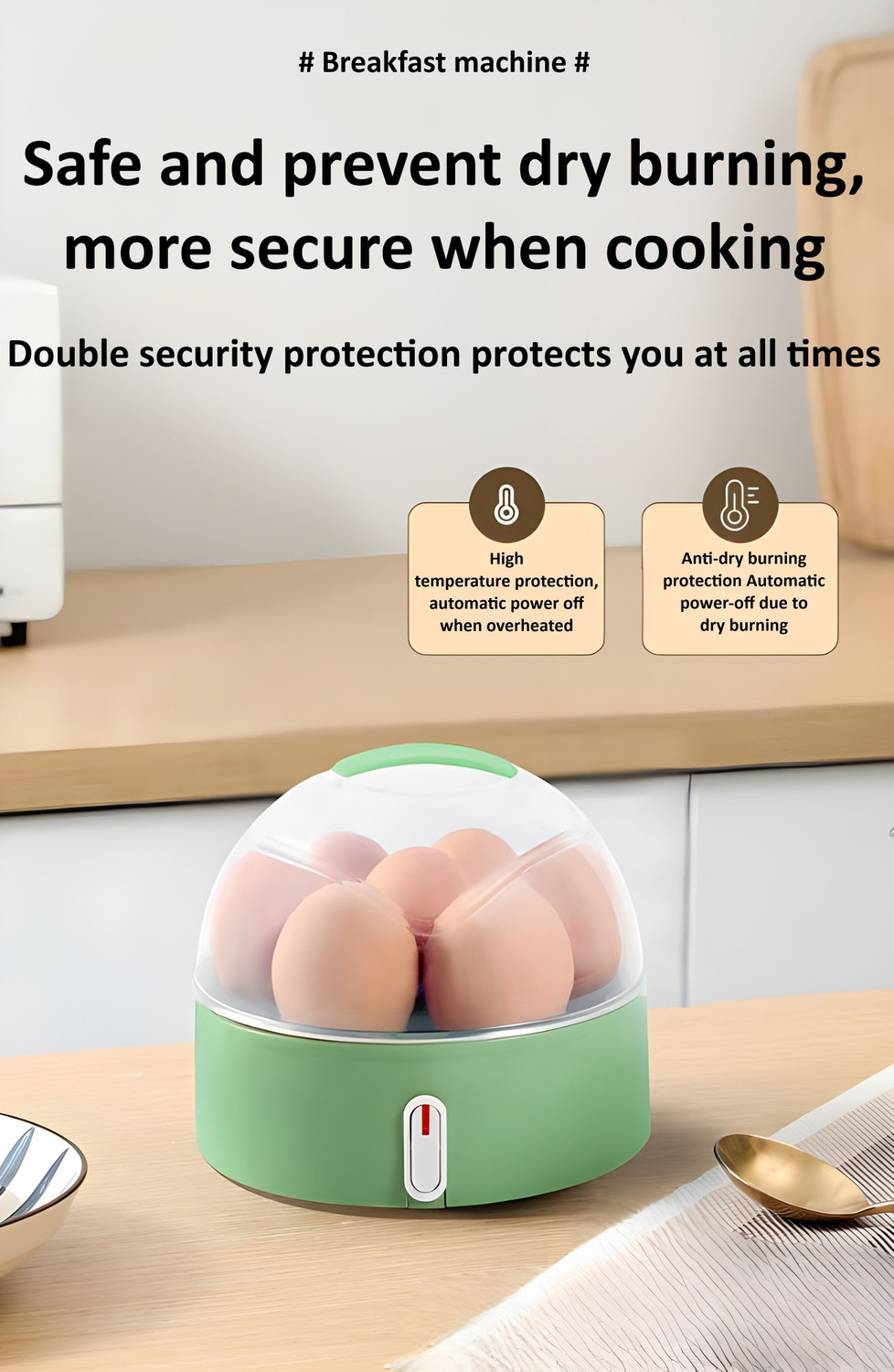Image of Onshoppy 2 layer Egg Boiler Multi-Function 150W Electric Steamer Boiler /Cooker with Egg Tray Egg Cooker
