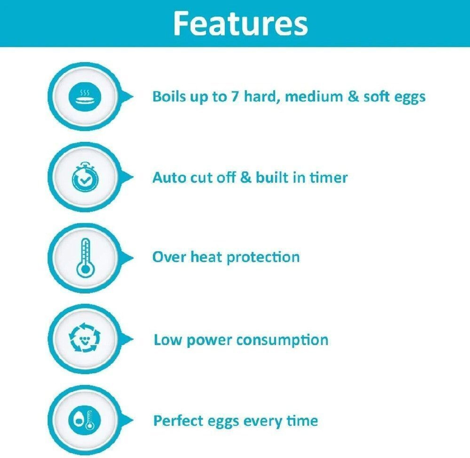 Image of U UZAN Electric Egg Boiler,Egg Cooker,EggPoacher UZAEB47 Egg Cooker
