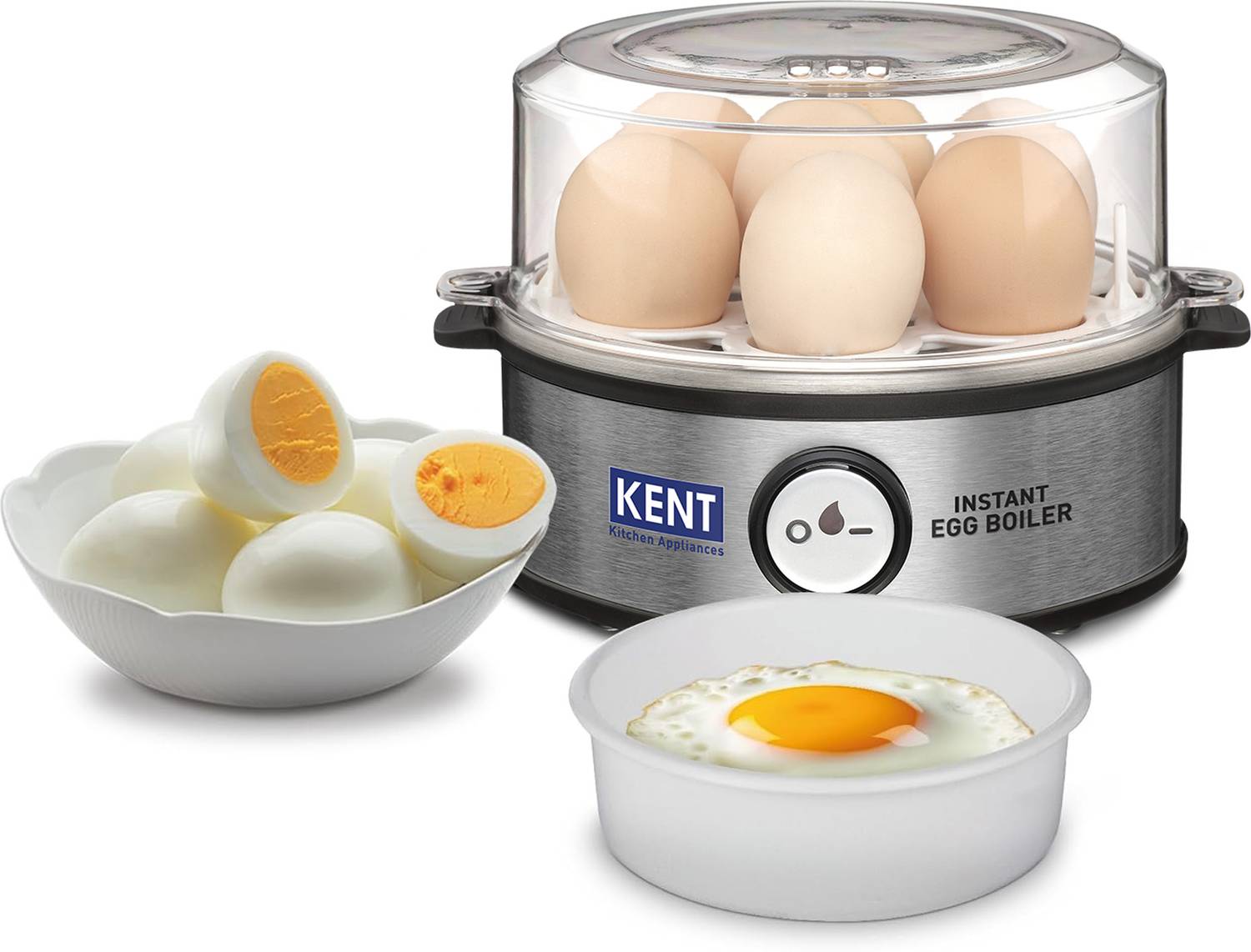 KENT Instant Egg Boiler 116020 Silver - Image 1