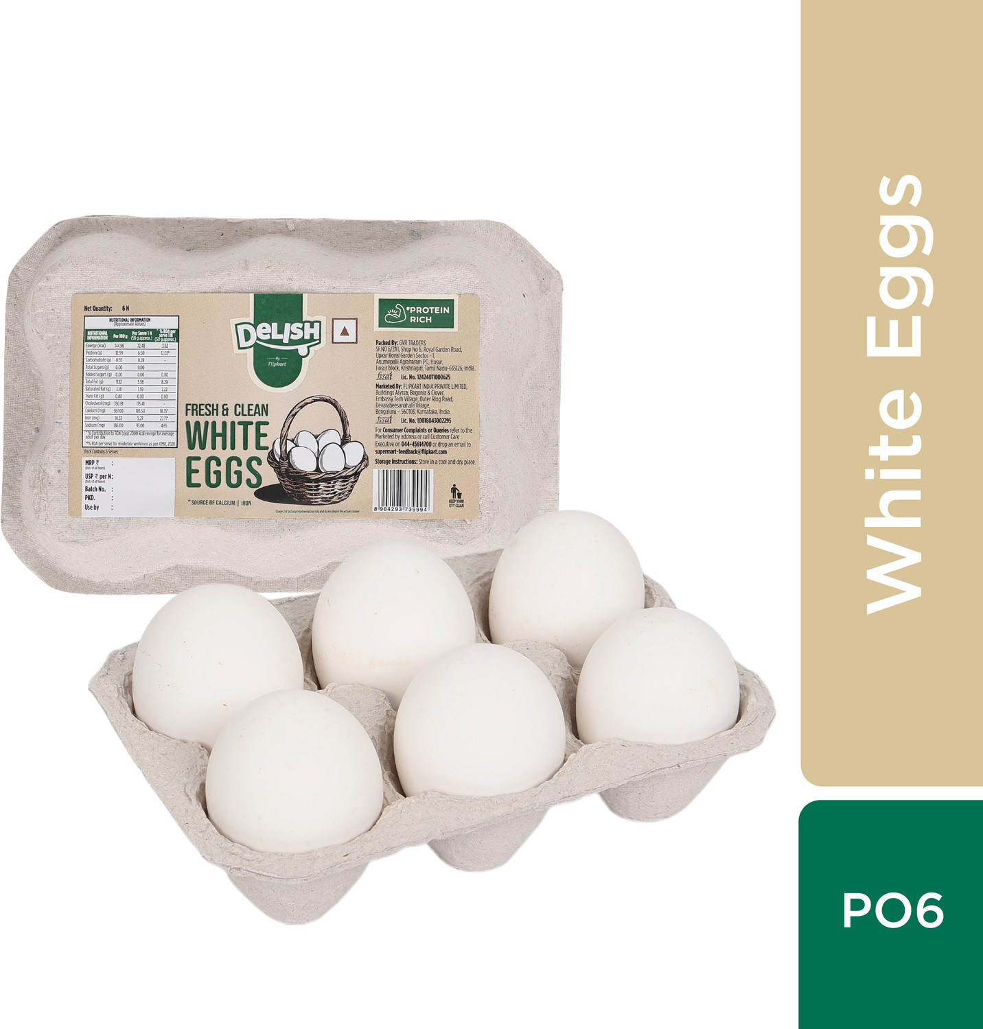 Image of Delish White Eggs