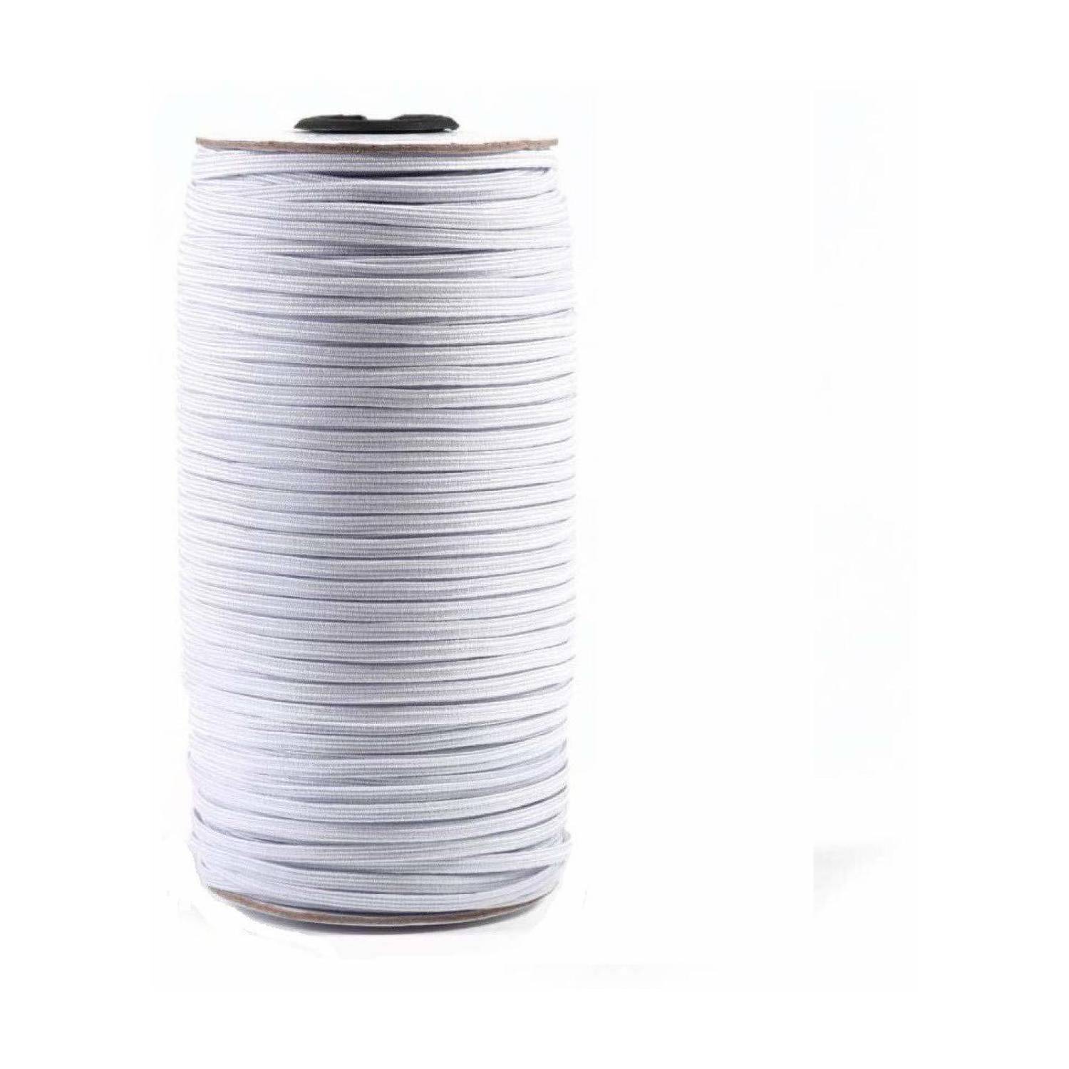 AMPEREUS Braided White Elastic