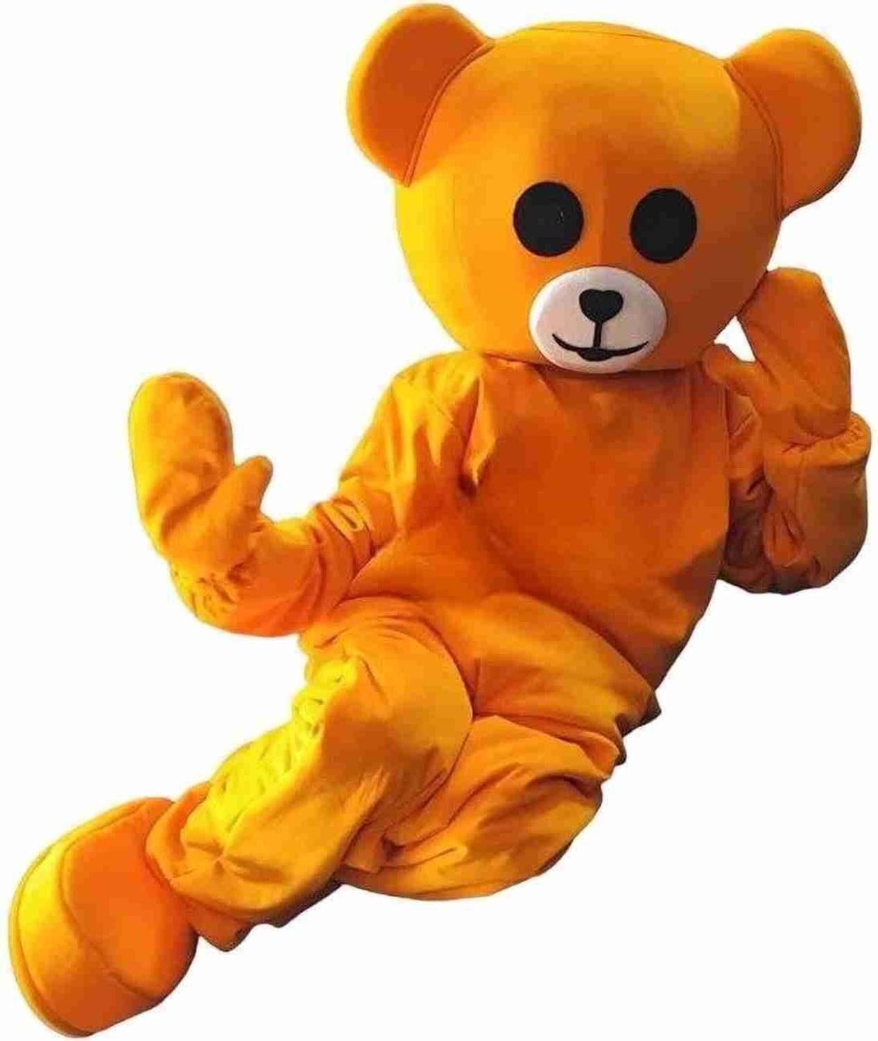 BGT Superior_Quality Yellow Teddy Bear Full Mascot Costume For Partys/Prank Elders Halloween Costume