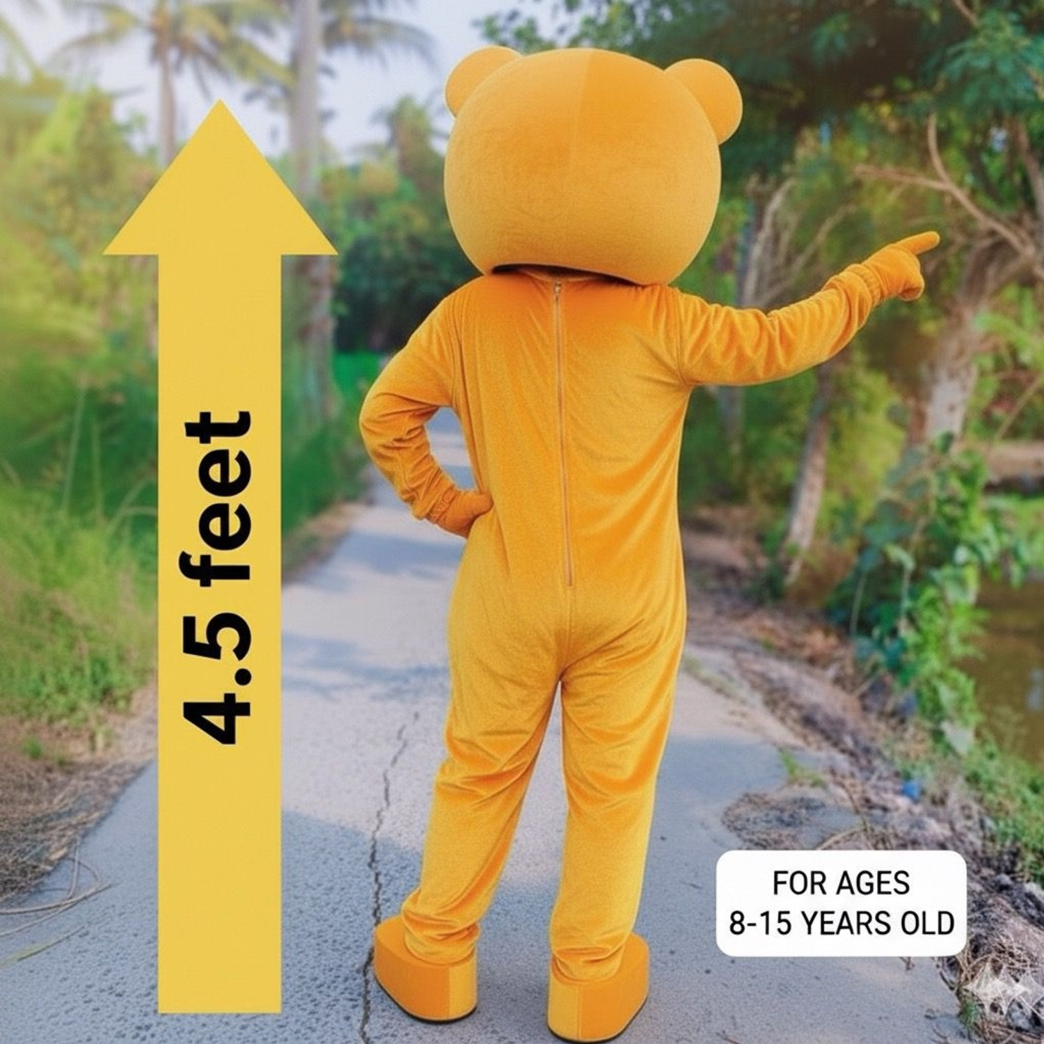 Image of COSTUMEKING Premium quality Pink Kid 4.5 feet Smart Super Look Mascot Costume Elders Halloween Costume