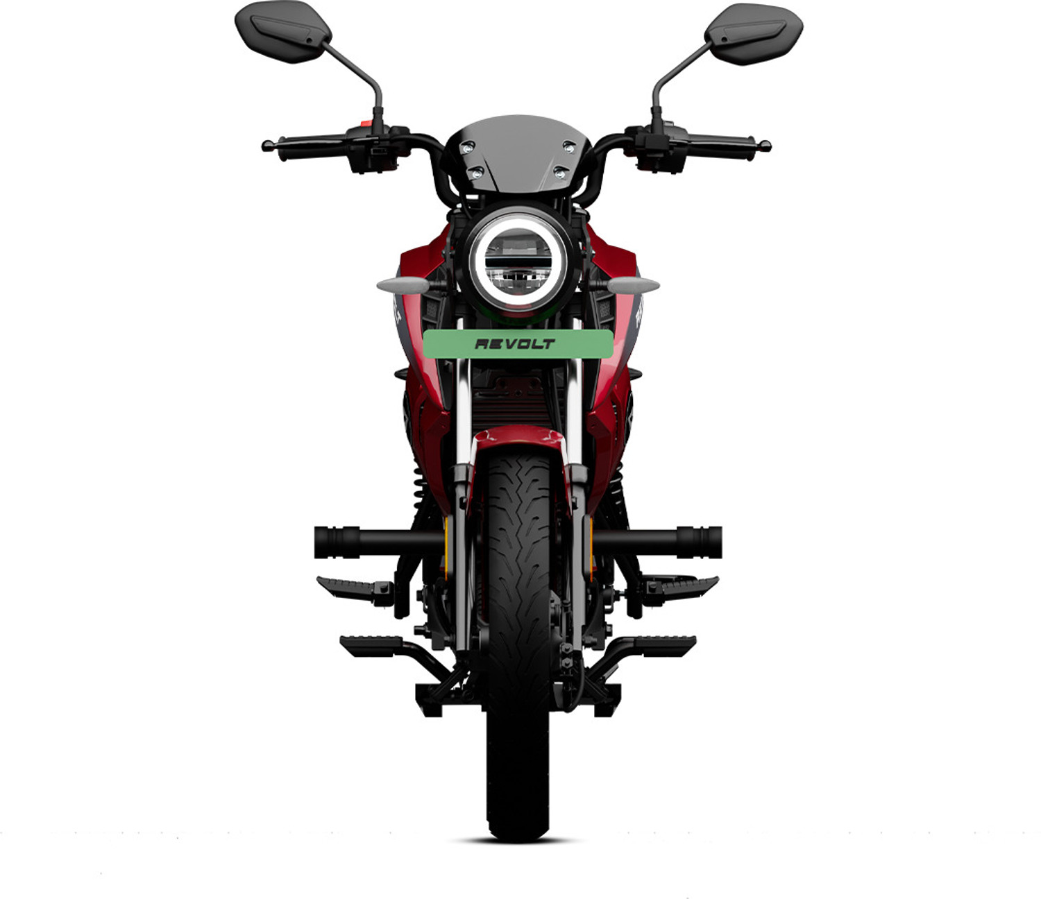 Image of Revolt Motors RV1+ Booking for Ex-Showroom Price (With Charger, Titan Red Silver)
