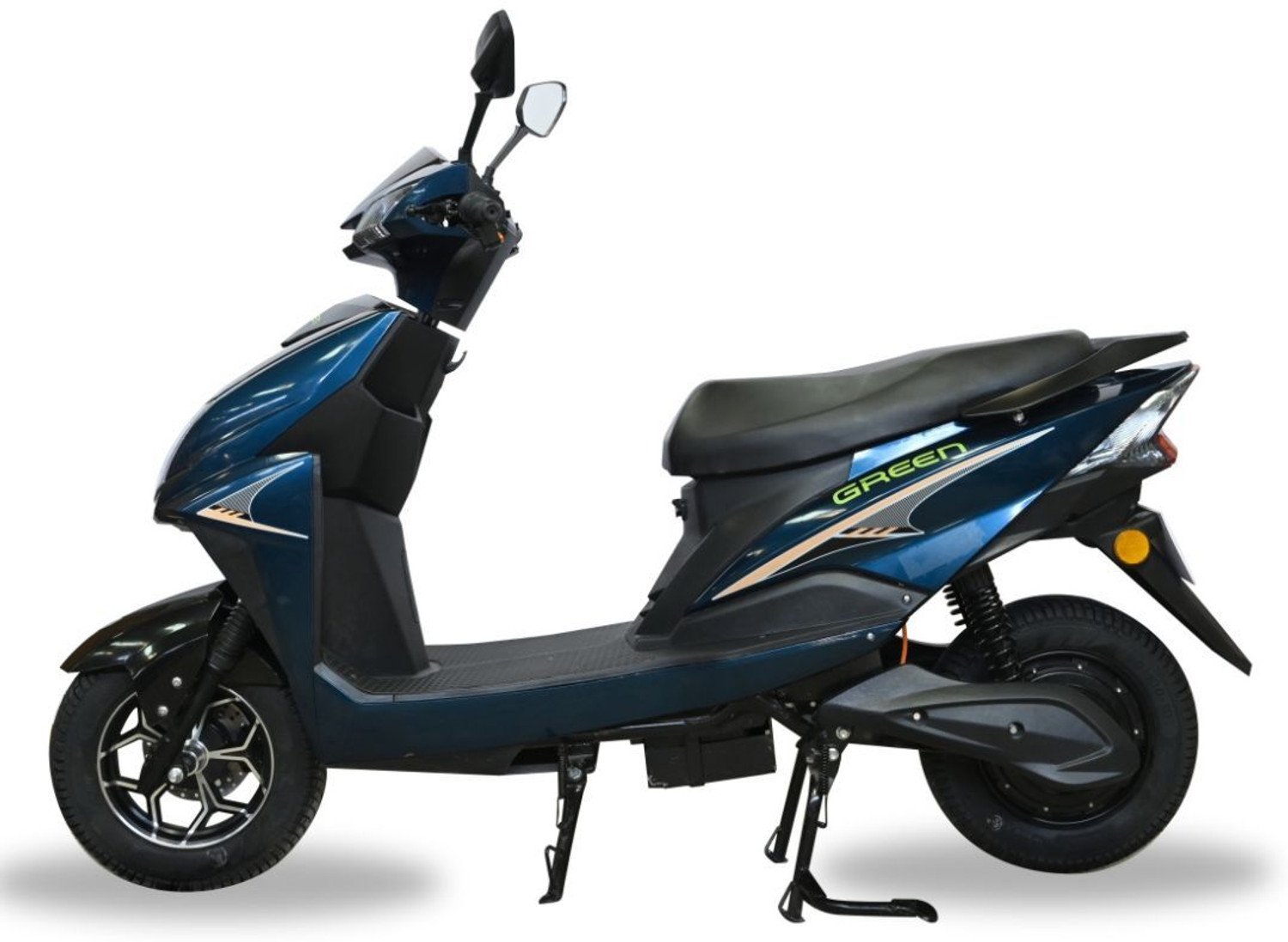 Image of Green Invicta Blue 80KM Booking for Ex-Showroom Price (with Portable Charger, Blue)