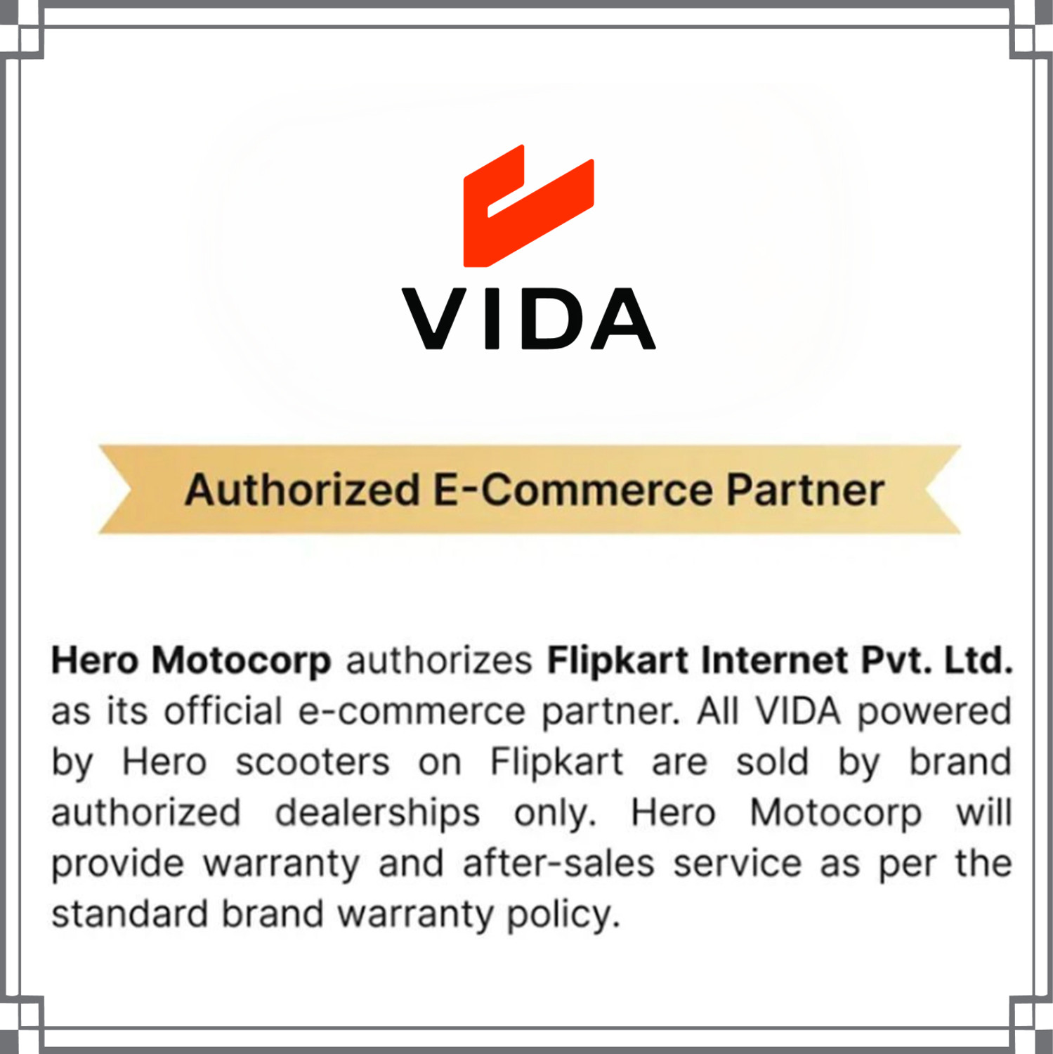 Image of VIDA VX2 GO RQ Booking for Ex-Showroom Price (with Portable Charger, Metallic Matt Gun Metal Grey)