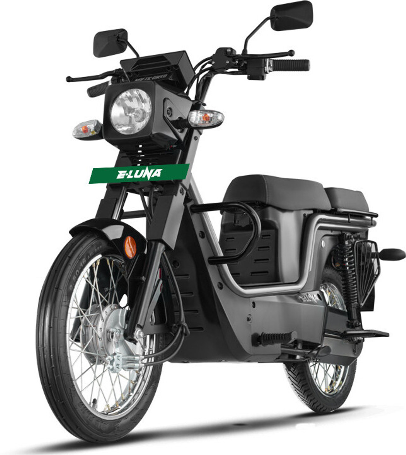 Image of Kinetic Green E Luna X3 Booking for Ex-Showroom Price (with Portable Charger, Night Star Black)