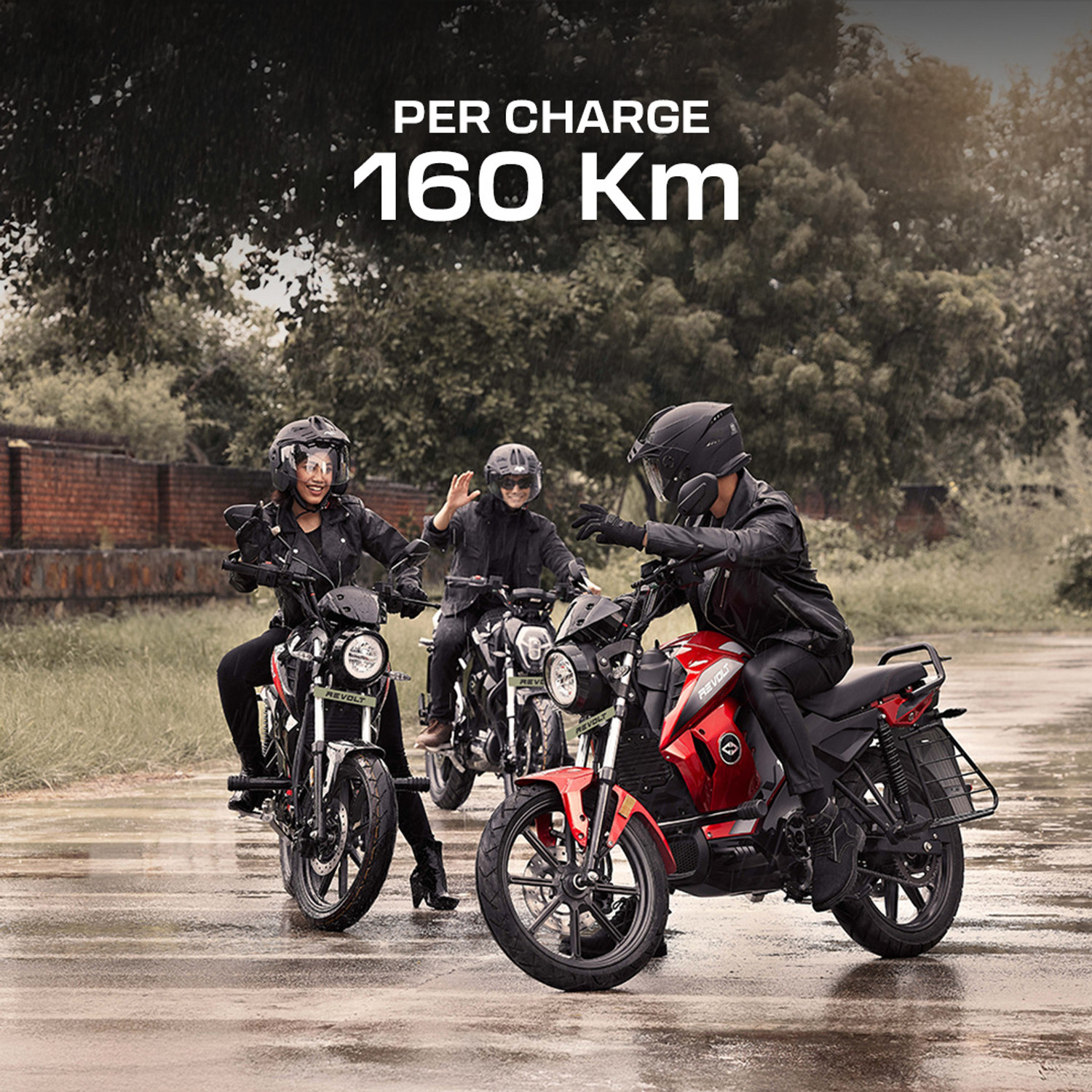 Image of Revolt Motors RV1+ Booking for Ex-Showroom Price (With Charger, Titan Red Silver)