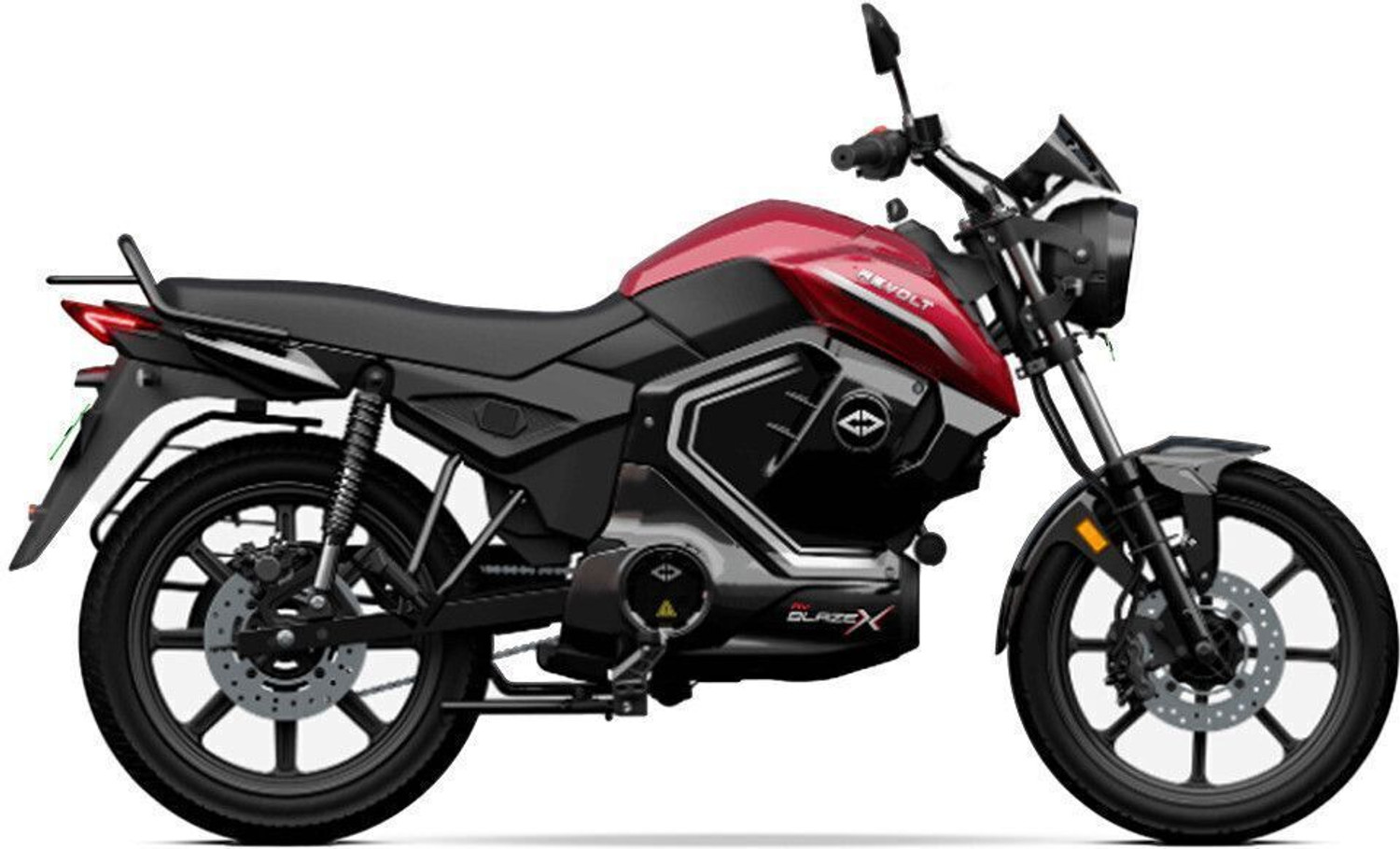 Image of Revolt Motors RV BlazeX Booking for Ex-Showroom Price (With Charger, Eclipse Red Black)