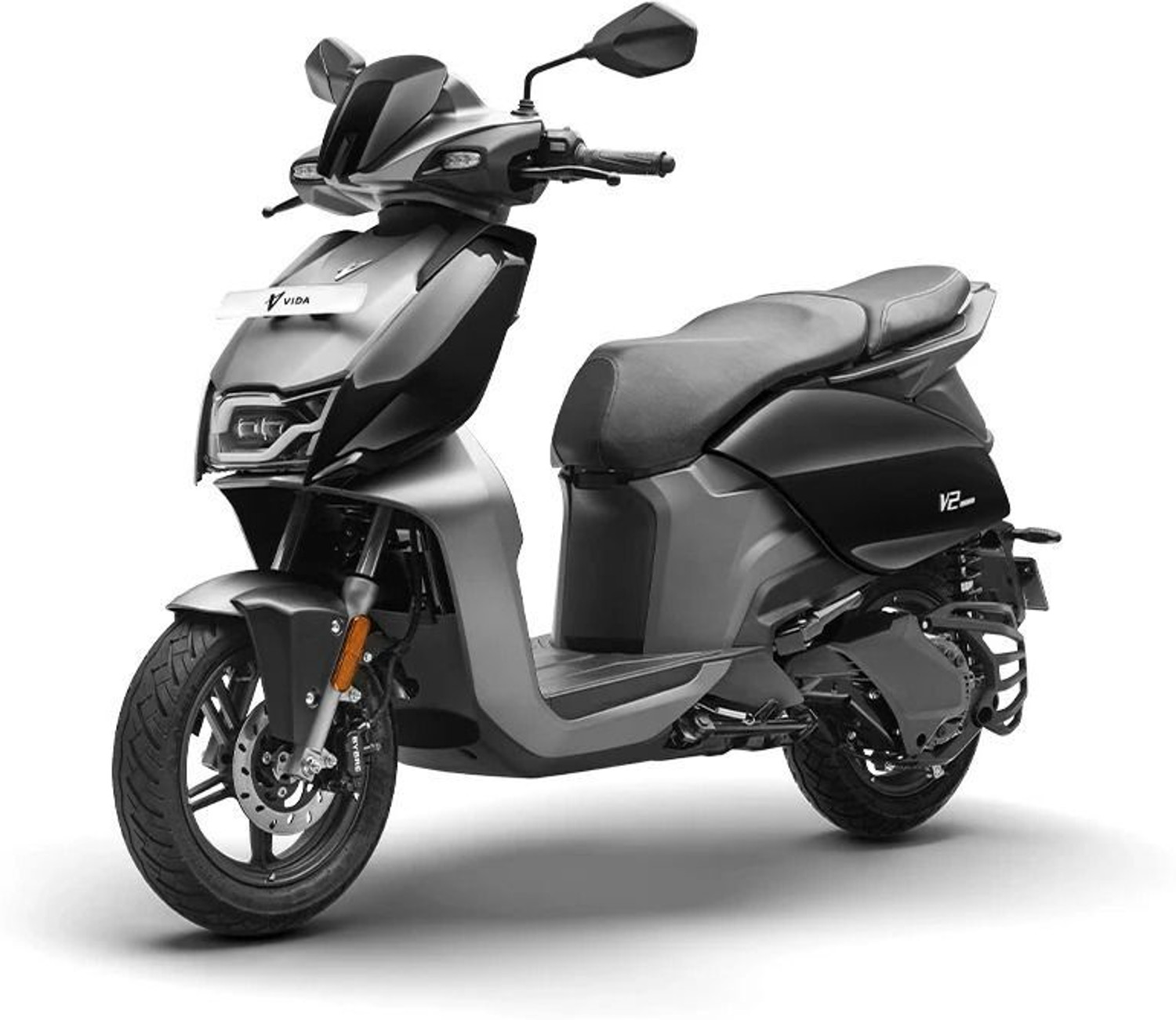 Image of VIDA V2 Plus Electric Scooter by Hero MotoCorp Booking for Ex-Showroom Price (with Portable Charger, Glossy Black)
