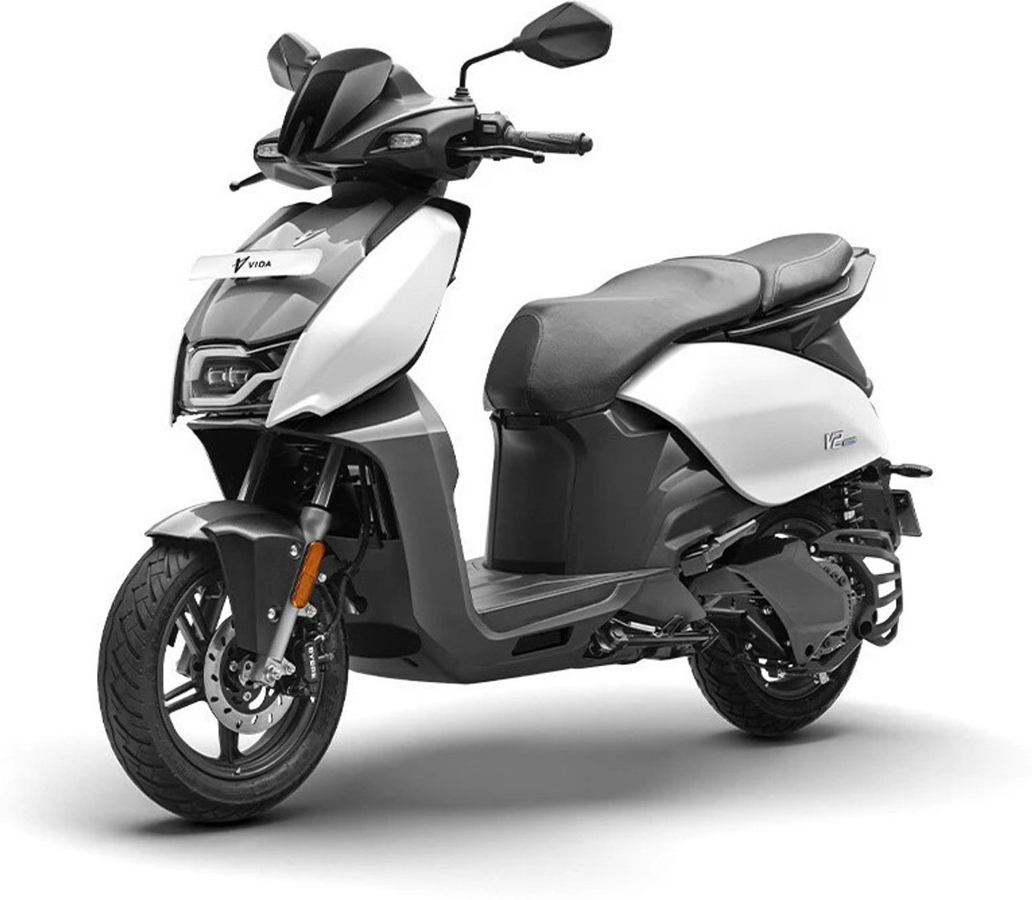 Image of VIDA V2 Pro Electric Scooter by Hero MotoCorp Booking for Ex-Showroom Price (with Portable Charger, Matte White)
