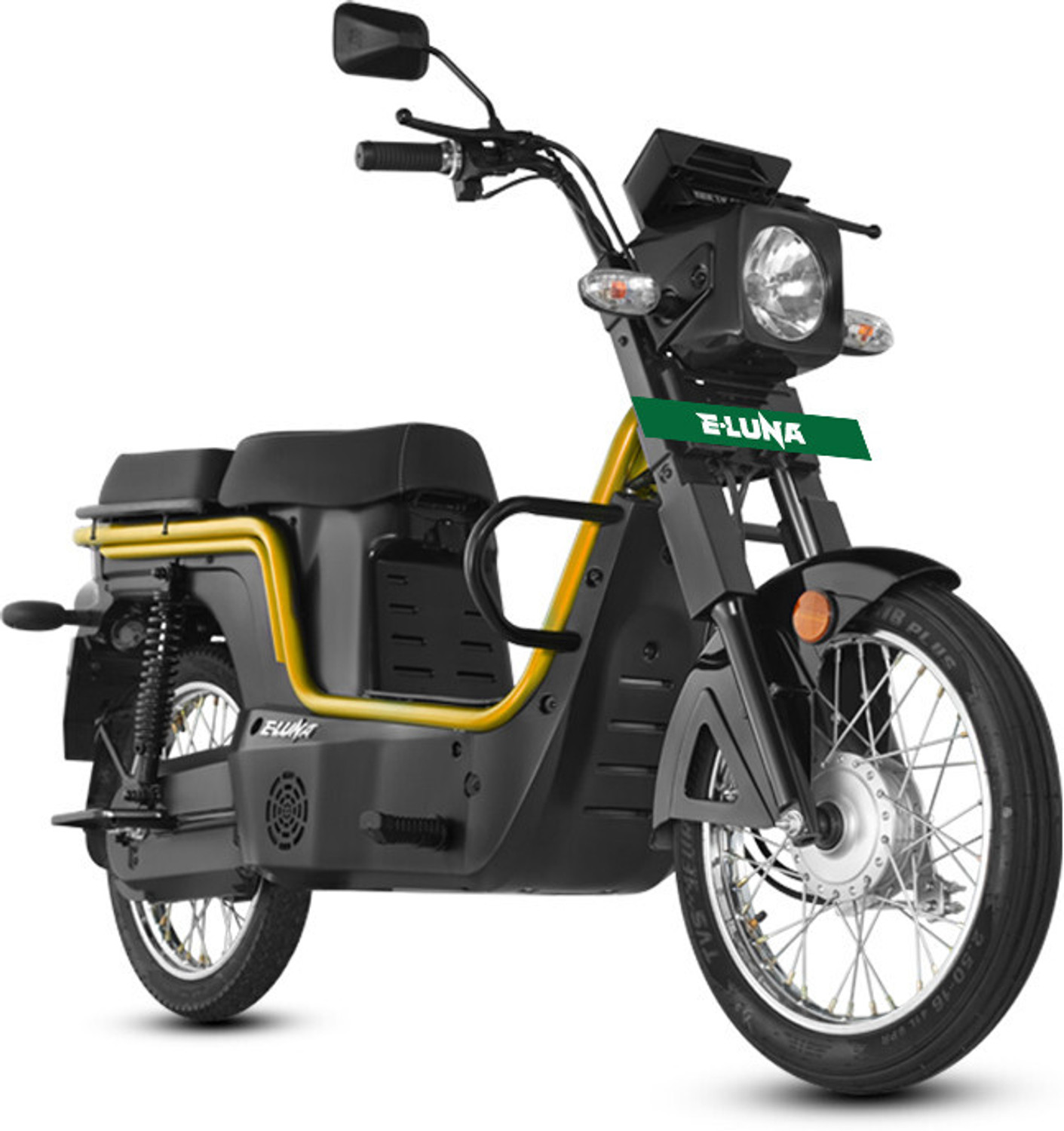 Image of Kinetic Green E Luna X3 Booking for Ex-Showroom Price (with Portable Charger, Pearl Yellow)