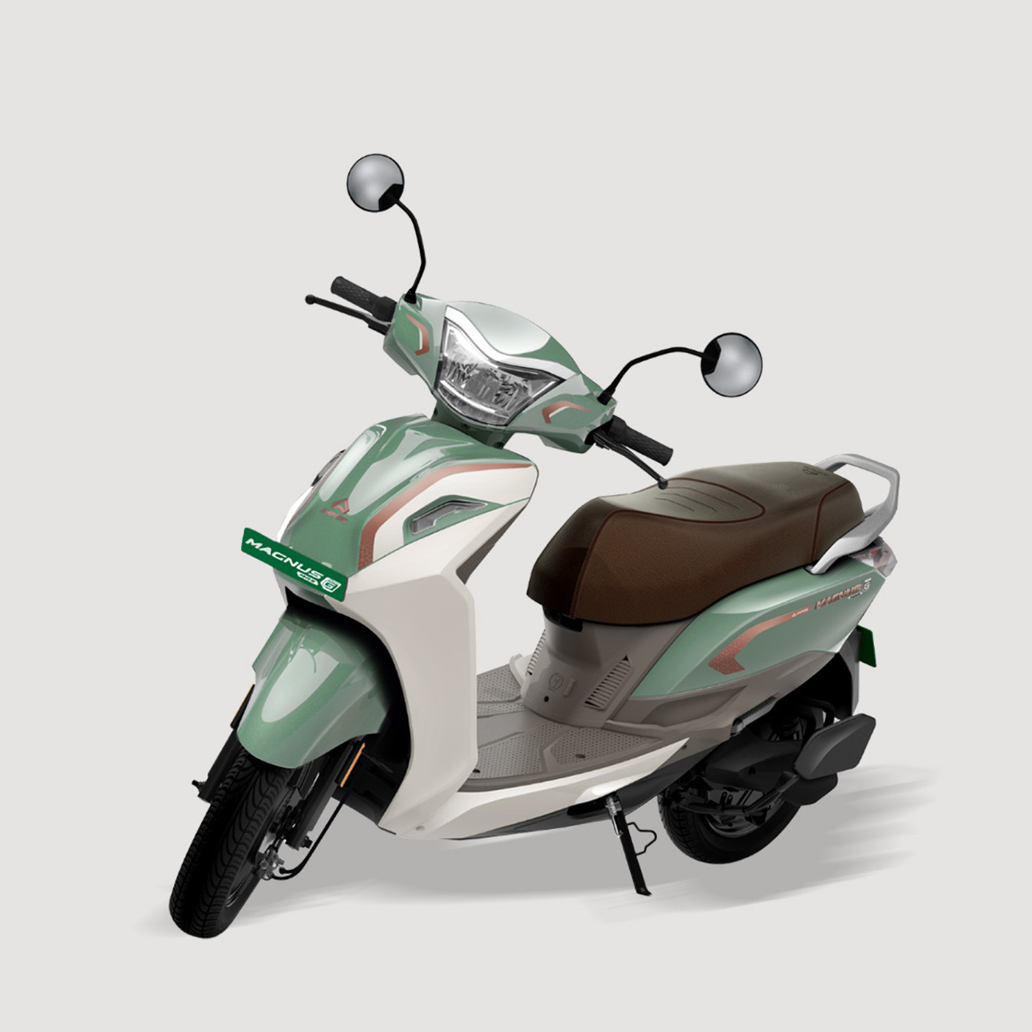 Image of Ampere Magnus G Max Booking for Ex-Showroom Price (With Charger, Matcha Green)