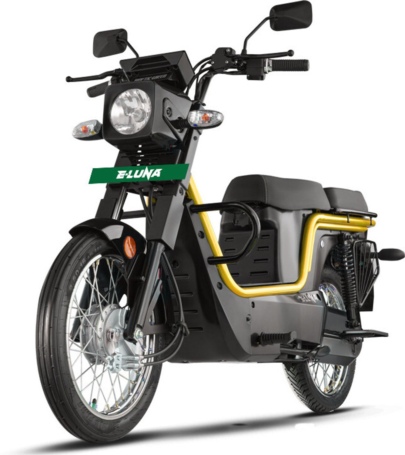 Image of Kinetic Green E Luna X3 Booking for Ex-Showroom Price (with Portable Charger, Pearl Yellow)