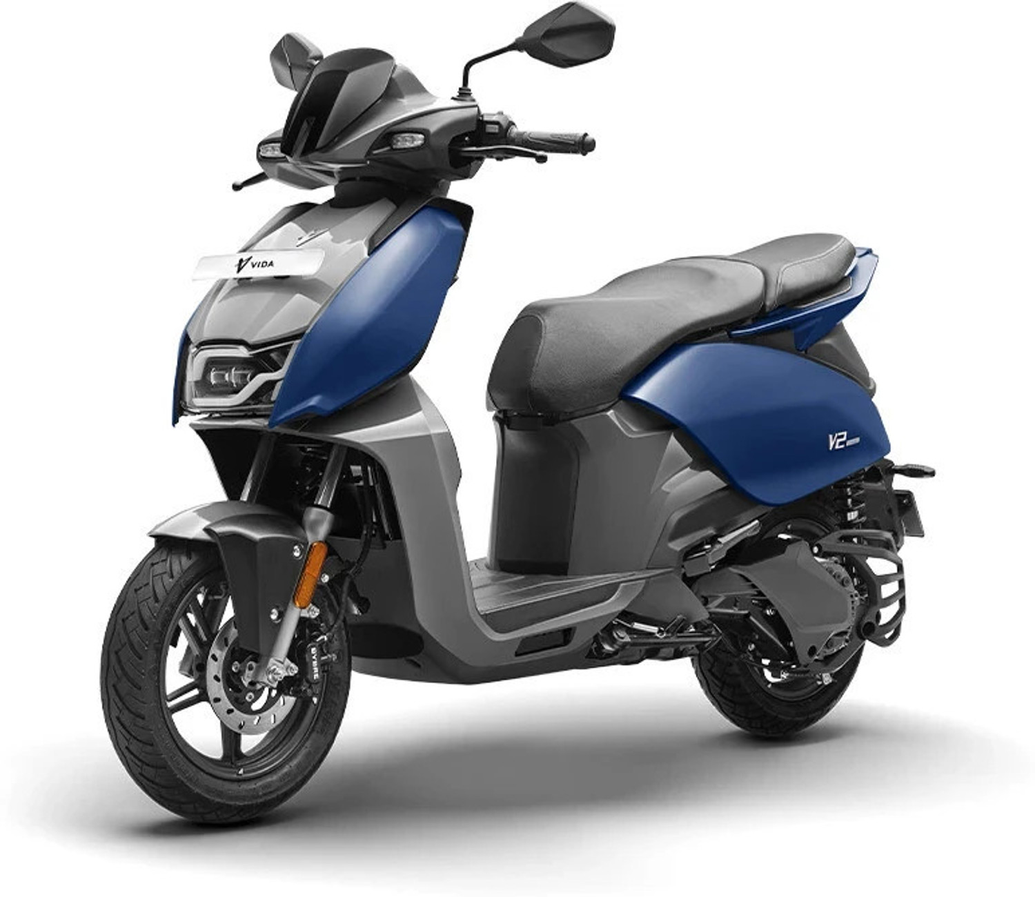 Image of VIDA V2 Pro Electric Scooter by Hero MotoCorp Booking for Ex-Showroom Price (with Portable Charger, Matte Nexus Blue)