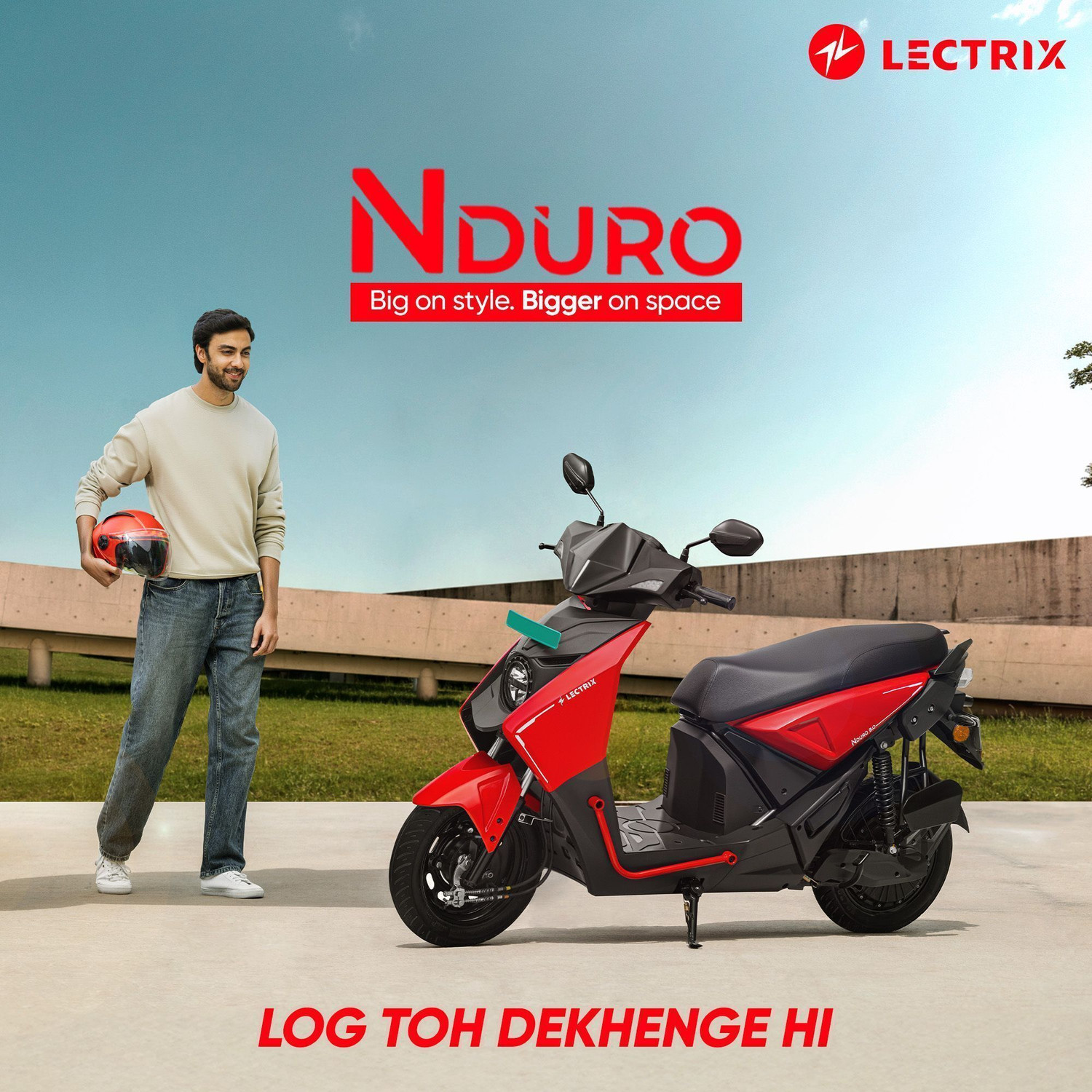 Image of Lectrix Nduro BaaS Booking for Ex-Showroom Price (With Charger, Nova white)