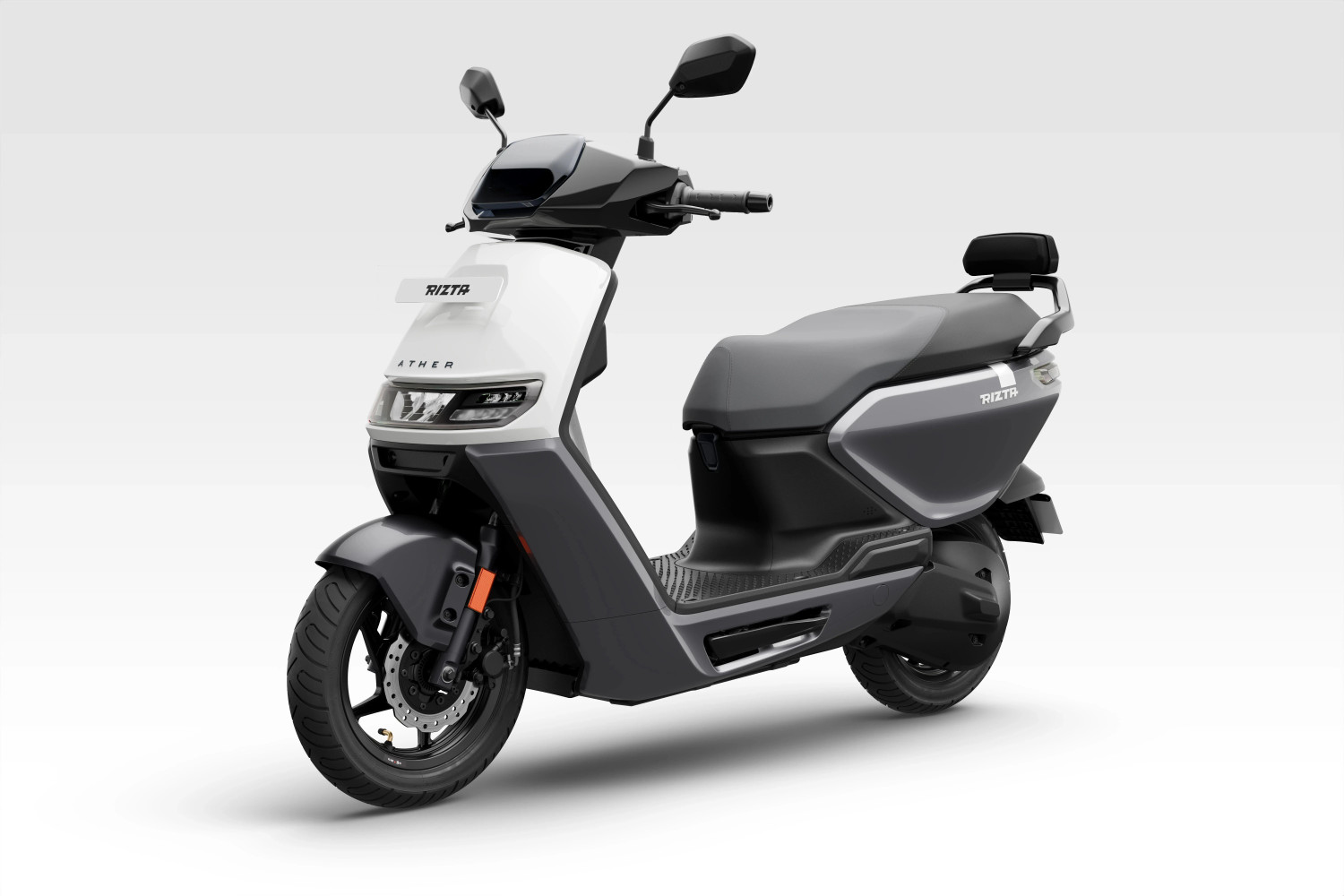 Image of Ather Rizta Z 2.7 kWh with Pro Pack Deccan Grey Duo Booking for Ex-Showroom Price (with Portable Charger, Deccan Grey Duo)