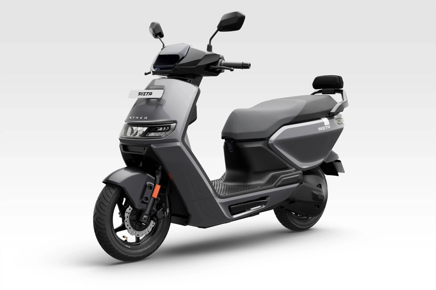 Ather Rizta Z 123KM IDC Range with Stack Pro Booking for Ex-Showroom Price (with Portable Charger, Deccan Grey Mono)
