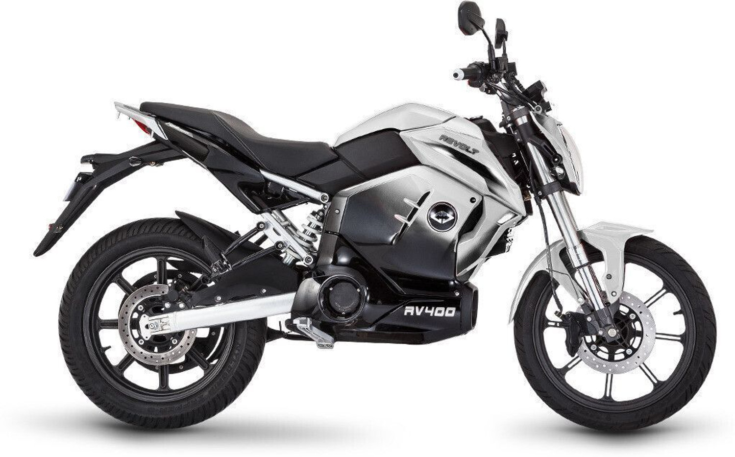 Image of Revolt Motors RV400 Booking for Ex-Showroom Price (With Charger, Mist Grey)