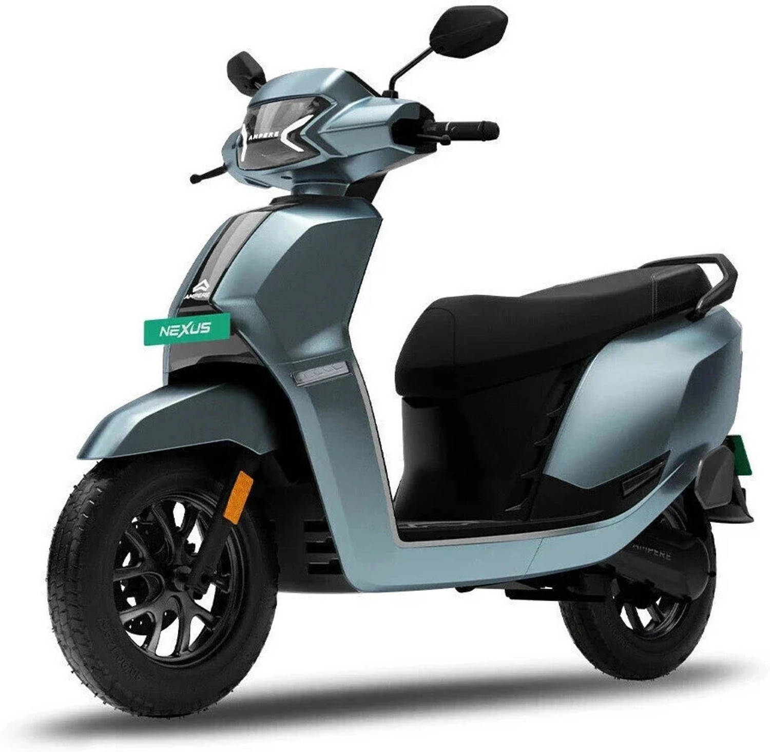 Image of Ampere Nexus ST Electric Scooter by Greaves | 136 km IDC Range | 3.3 hr Fast Charging | Safest LFP Battery with 5-Year / 75,000 km Warranty Booking for Ex-Showroom Price (With Charger, Steel Grey)