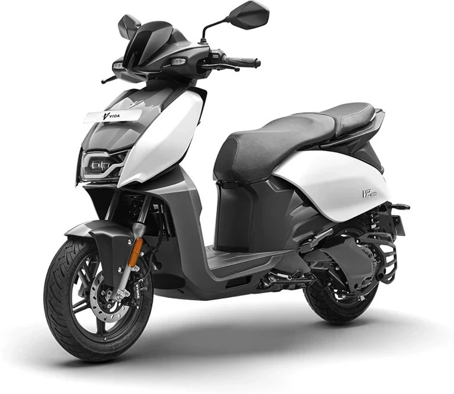 Image of VIDA V2 Plus Electric Scooter by Hero MotoCorp Booking for Ex-Showroom Price (with Portable Charger, Matte White)