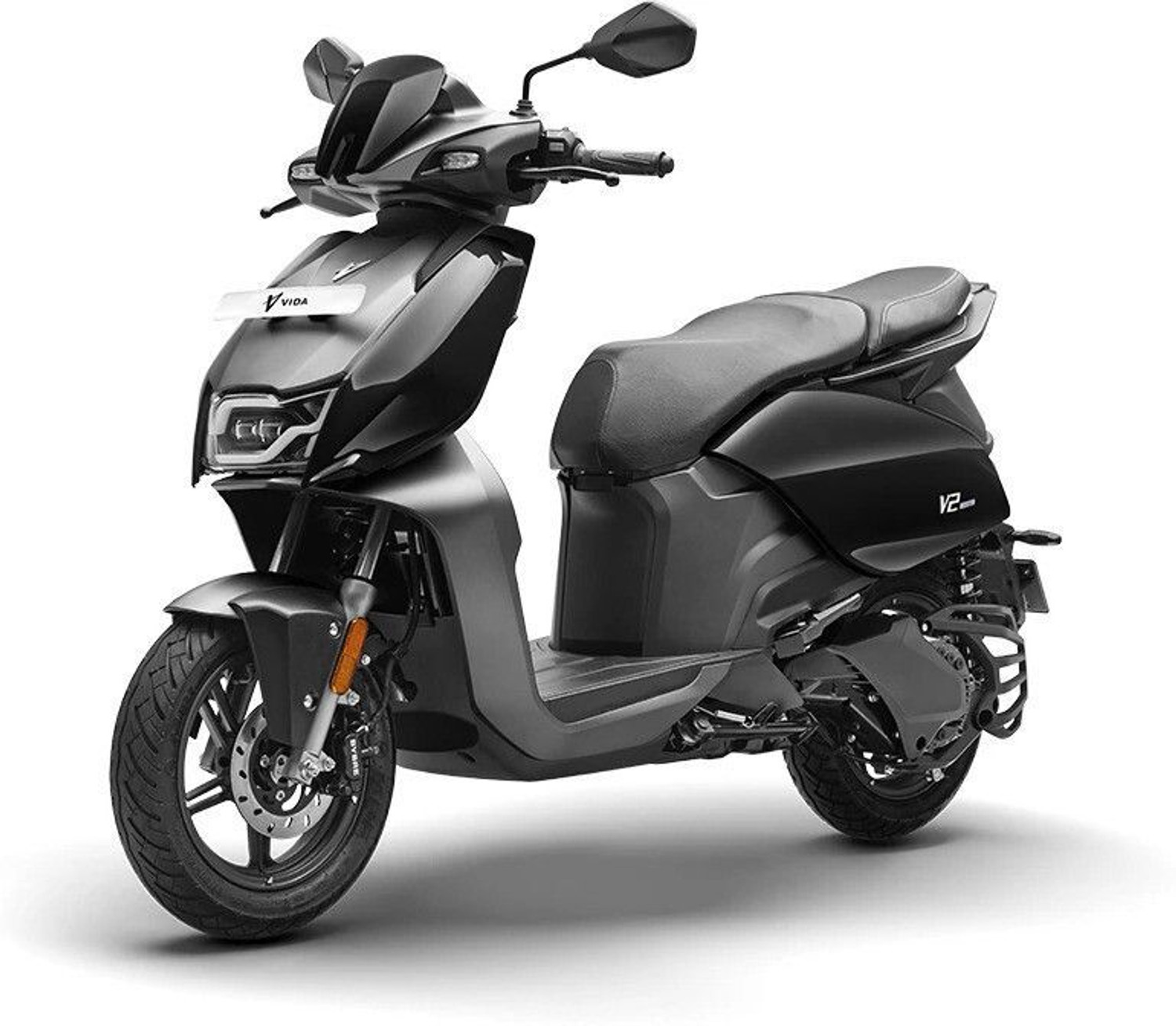 Image of VIDA V2 Pro Electric Scooter by Hero MotoCorp Booking for Ex-Showroom Price (with Portable Charger, Glossy Black)