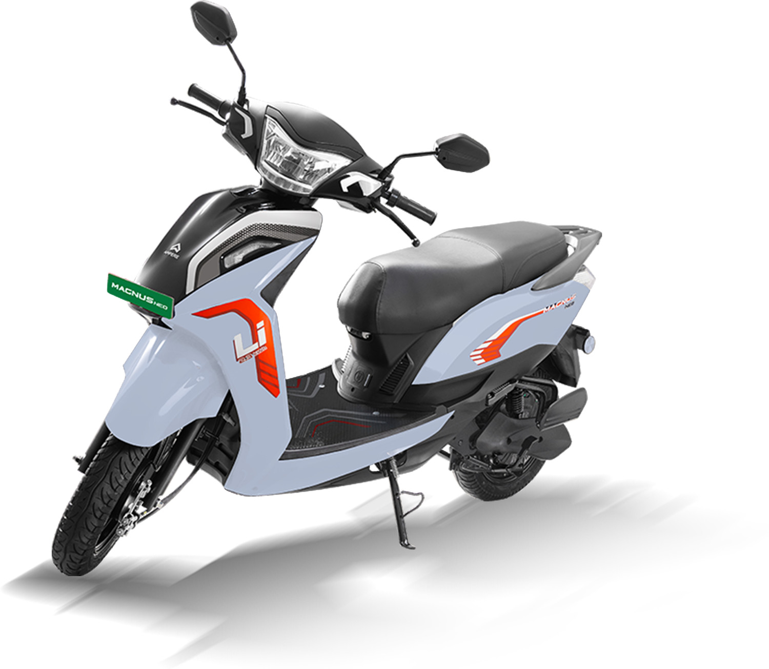 Image of Ampere Magnus Neo Electric Scooter by Greaves Booking for Ex-Showroom Price (With Charger, Galatic Grey)
