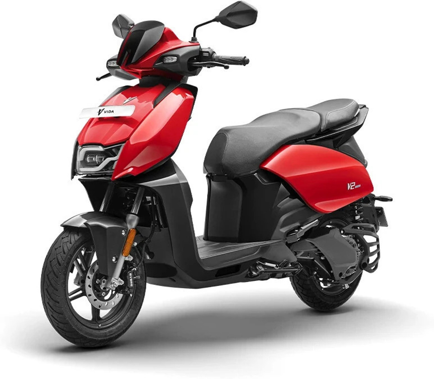 Image of VIDA V2 Pro Electric Scooter by Hero MotoCorp Booking for Ex-Showroom Price (with Portable Charger, Glossy Sports Red)