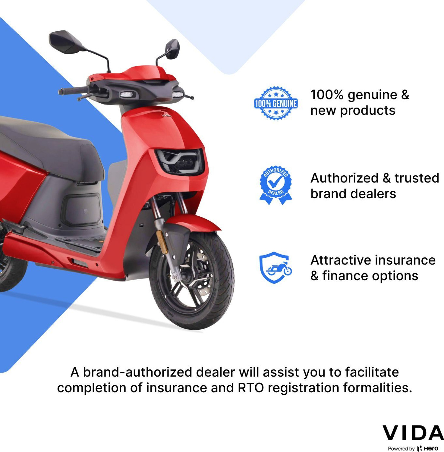 Image of VIDA VX2 PLUS 4.4 kWh Booking for Ex-Showroom Price (with Portable Charger, Pearl Black)