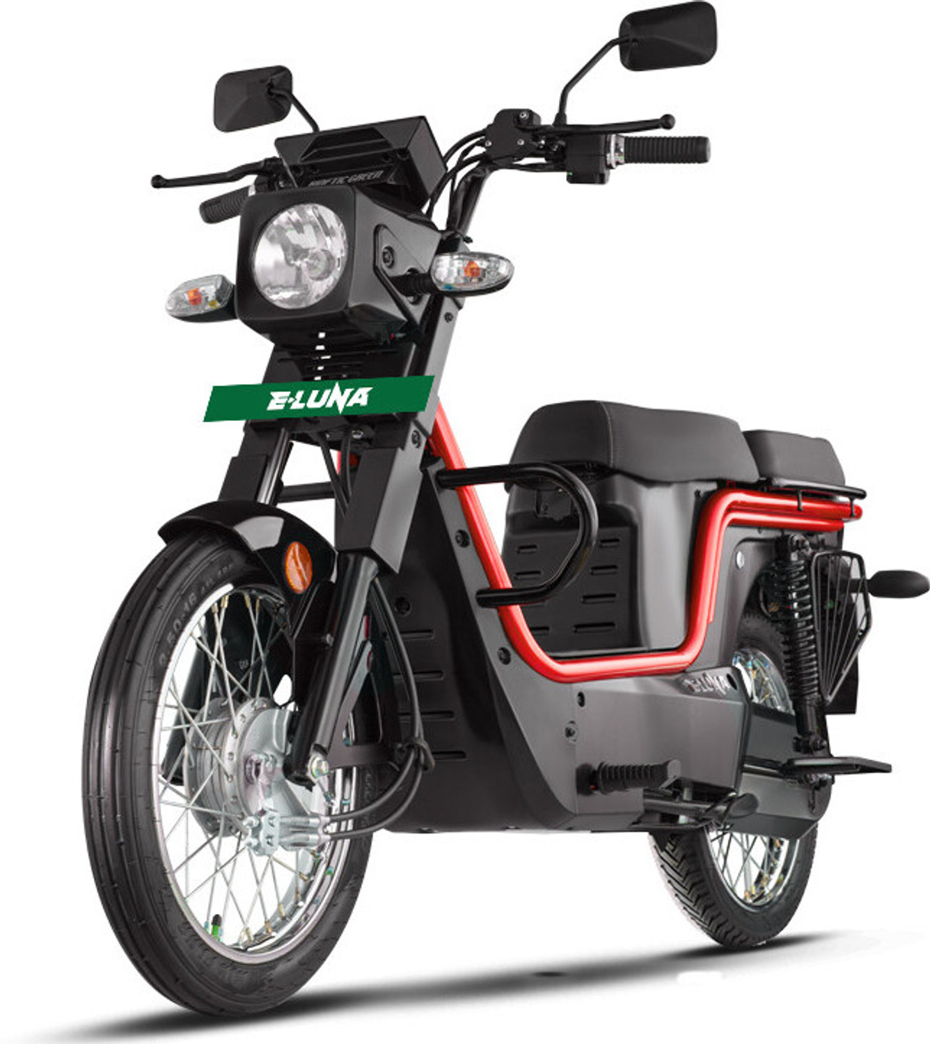 Image of Kinetic Green E Luna X3 Booking for Ex-Showroom Price (with Portable Charger, Mulberry Red)