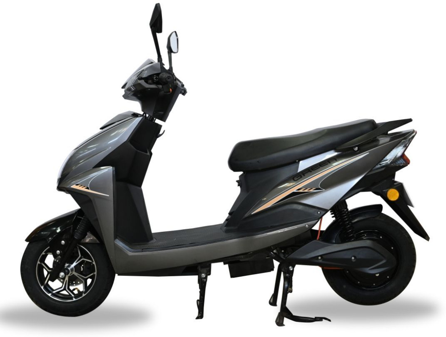 Image of Green Invicta Grey 80KM Booking for Ex-Showroom Price (with Portable Charger, Grey)
